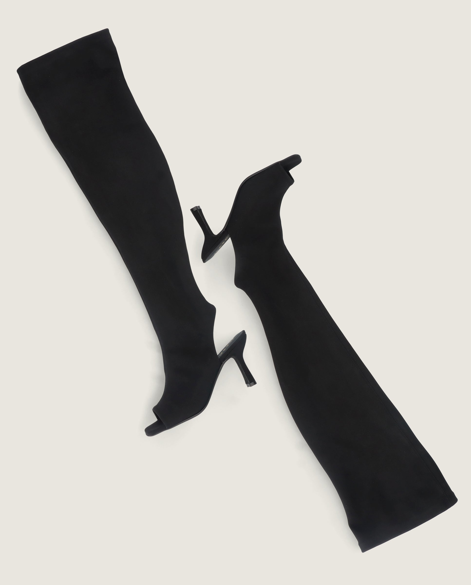 Botas Mykonos Negros Tejidos