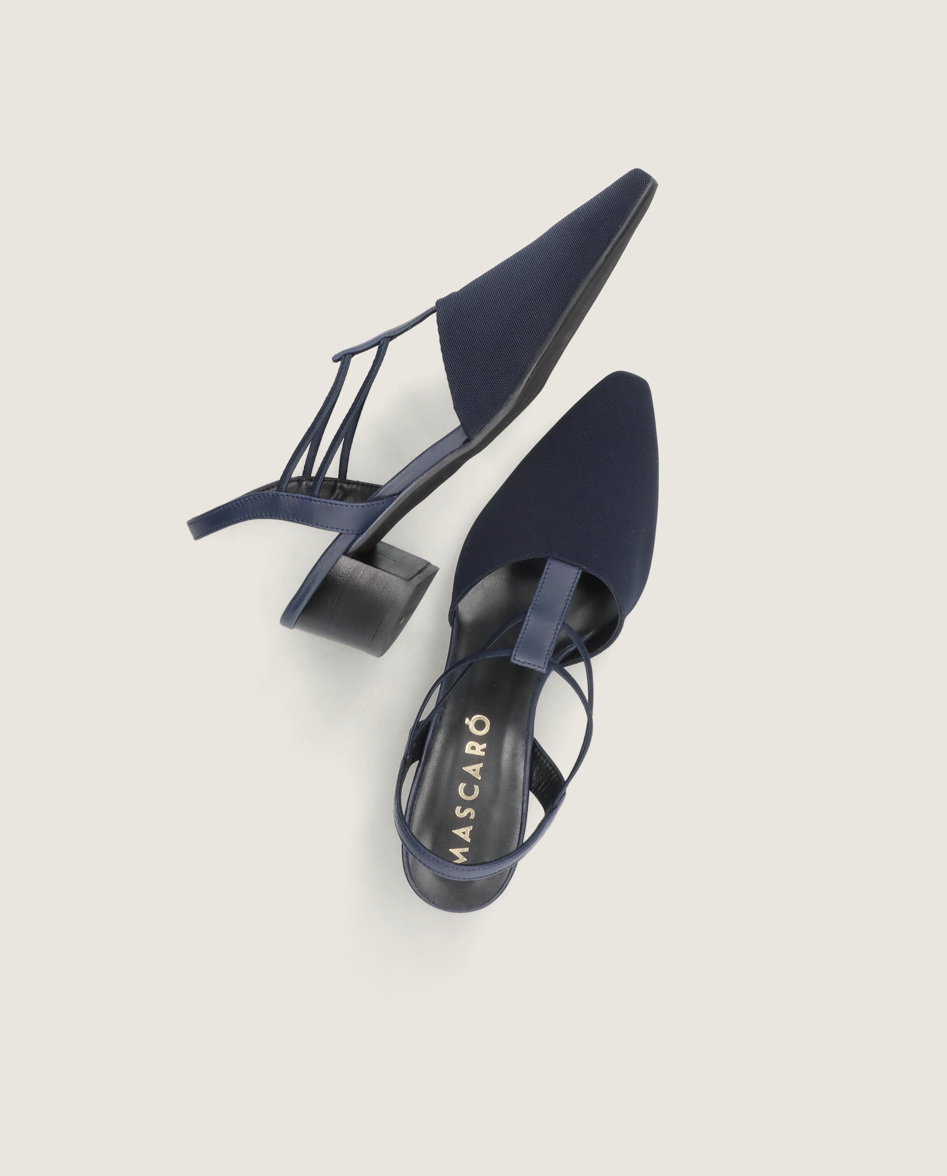 Salon Greta Blaue Gewebe