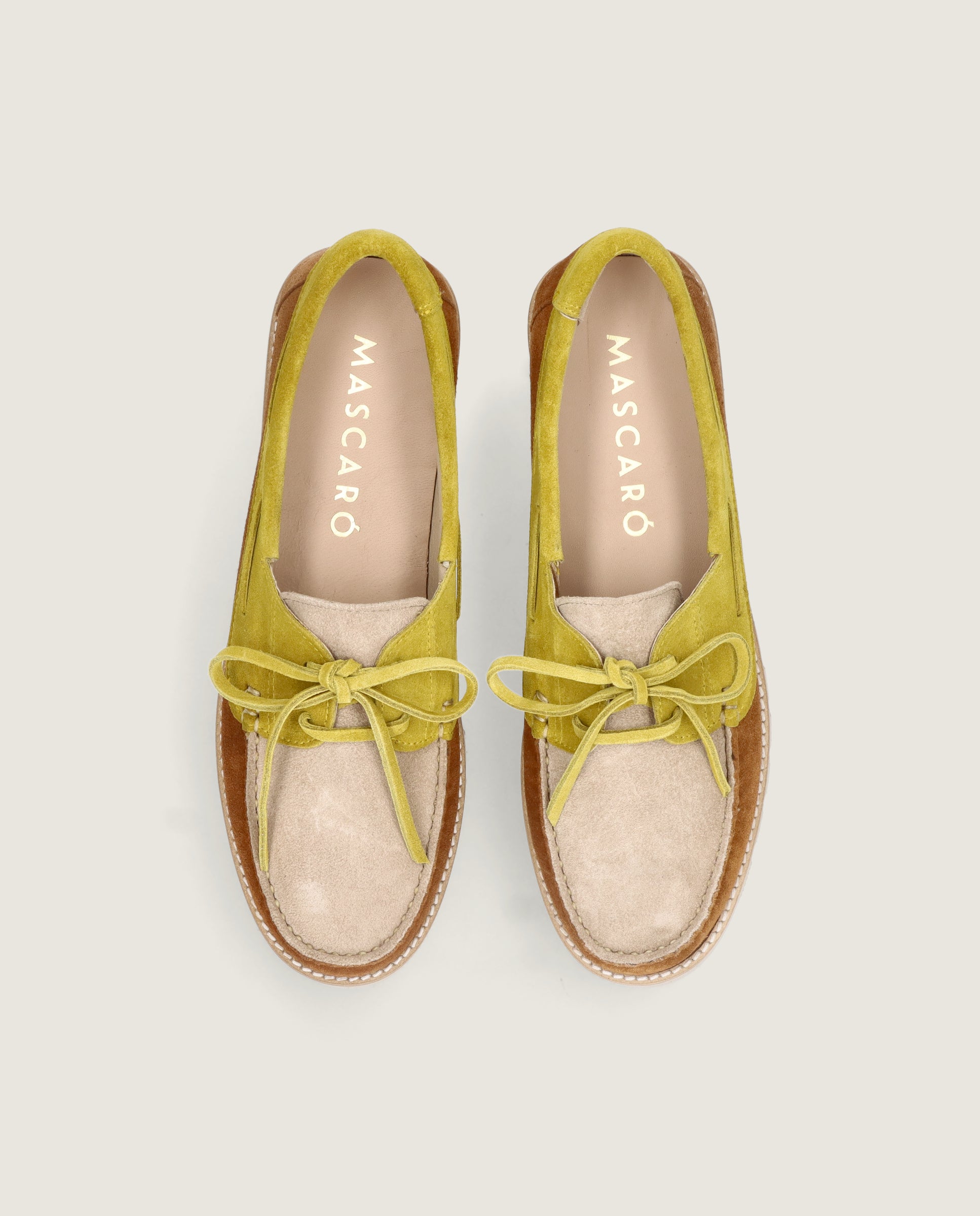 Vista alternativa de Mocasines Josephine Multicolores Ante por Mascaro