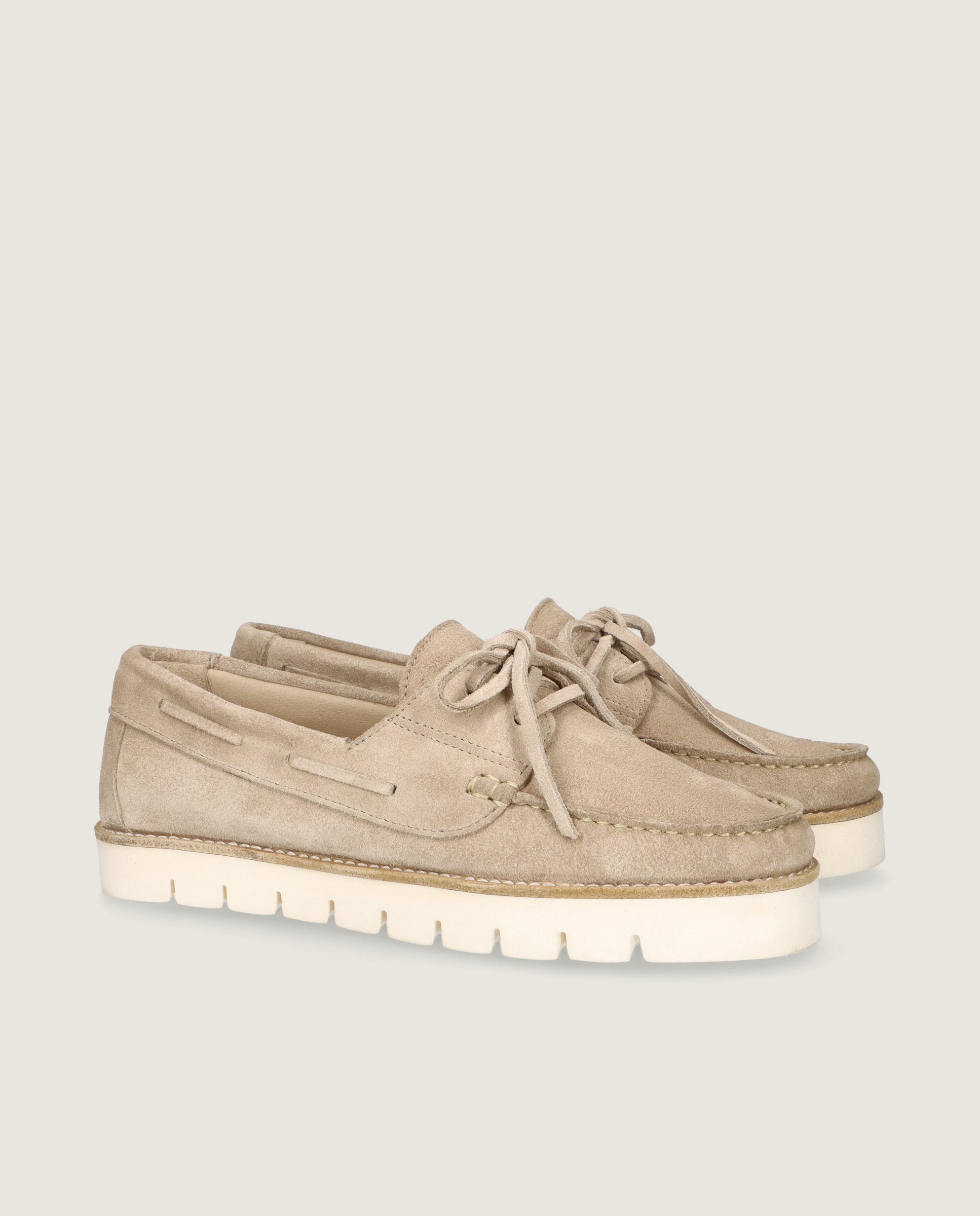 Imagen de Mocasines Josephine Beiges Ante por Mascaro