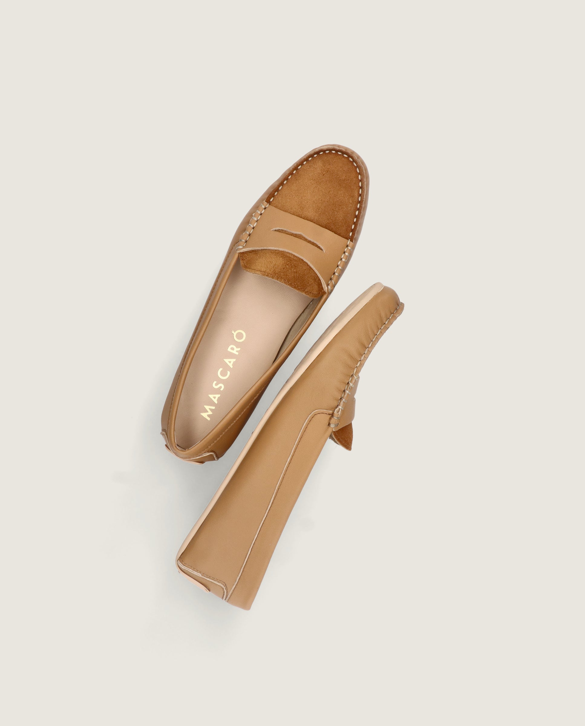 Mocasines Josephine Marrones Piel