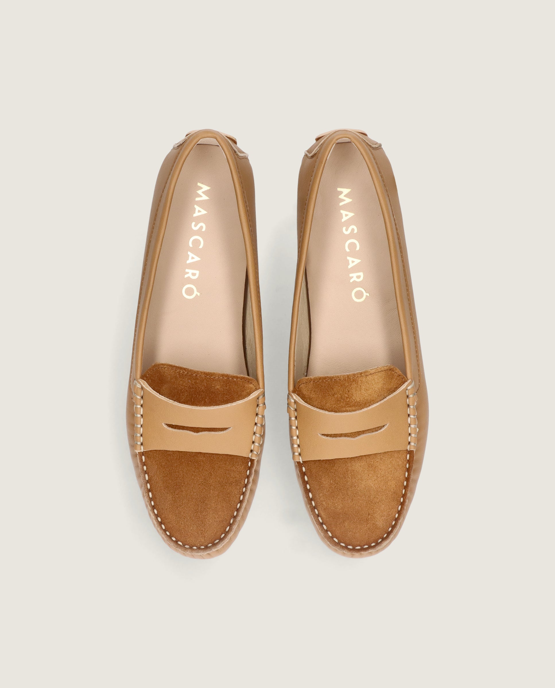 Mocasines Josephine Marrones Piel