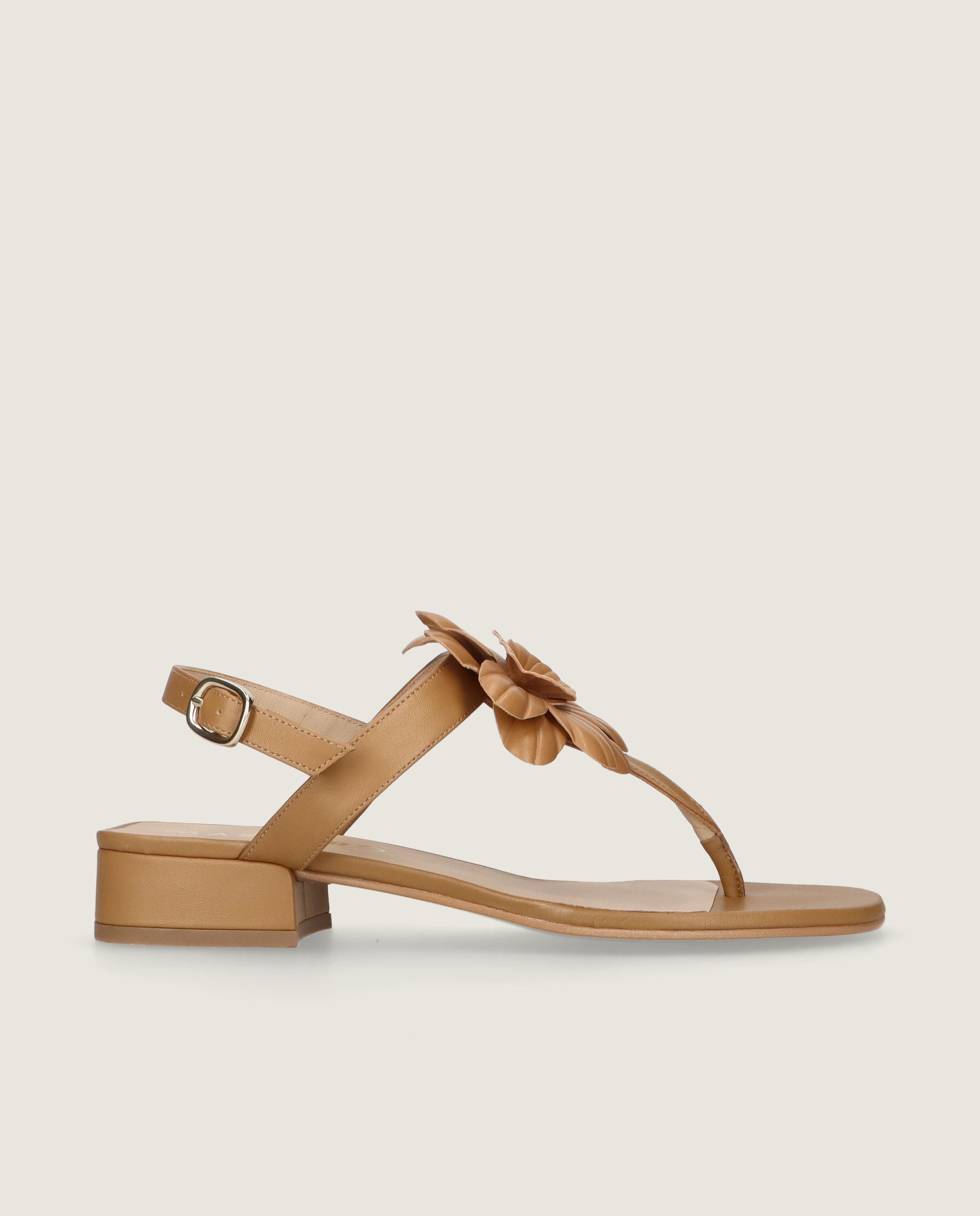 Sandalias Amelie Marrones Piel