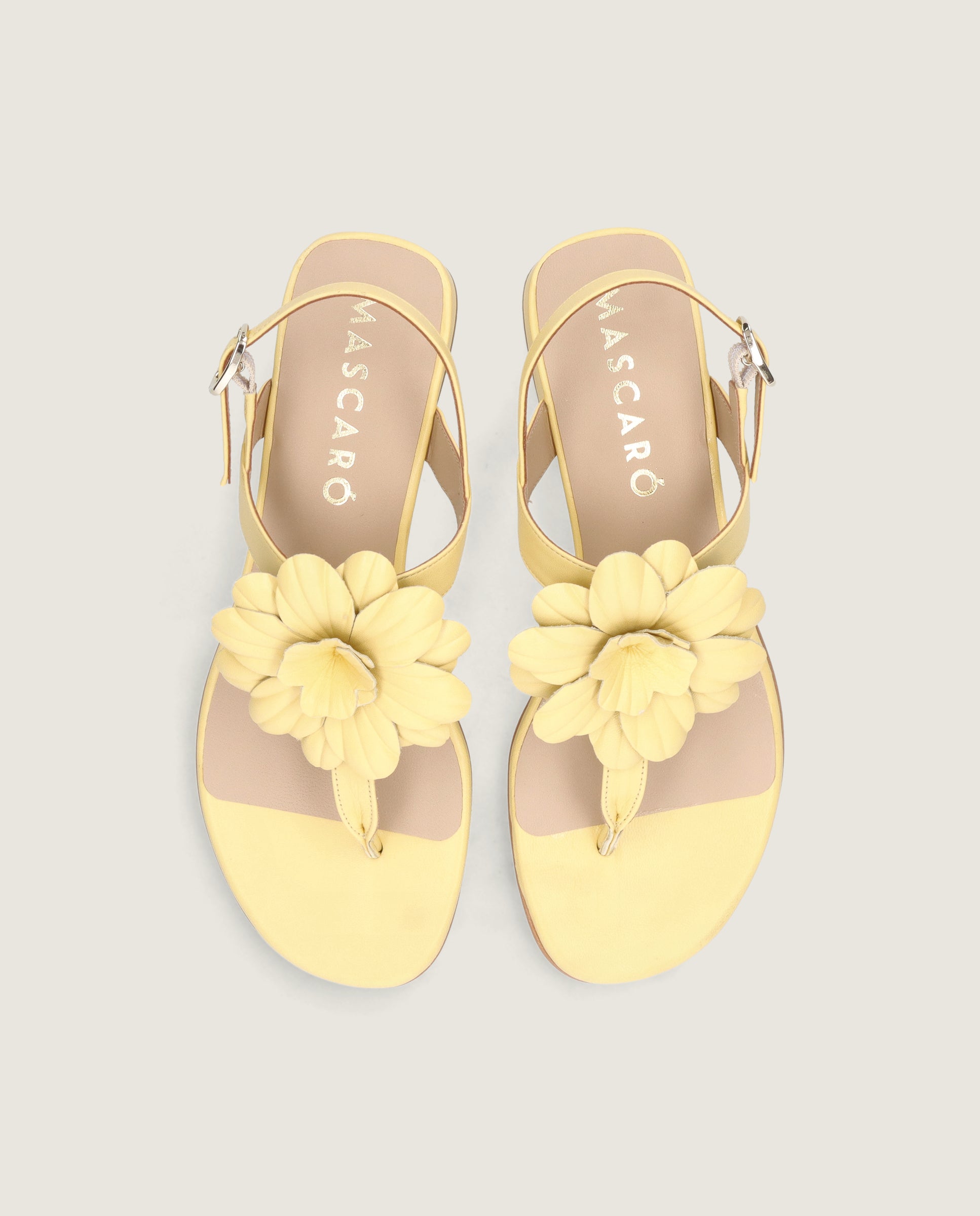 Vista alternativa de Sandalias Amelie Amarillos Piel por Mascaro