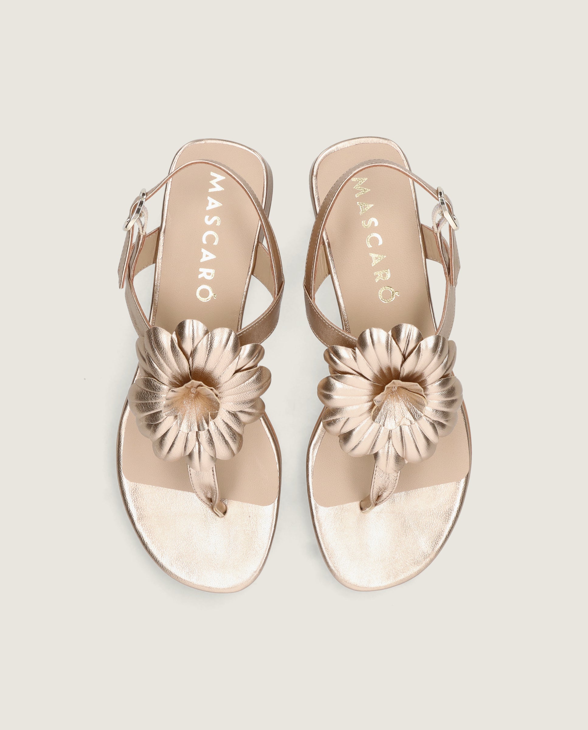Vista alternativa de Sandalias Amelie Rosas Piel por Mascaro