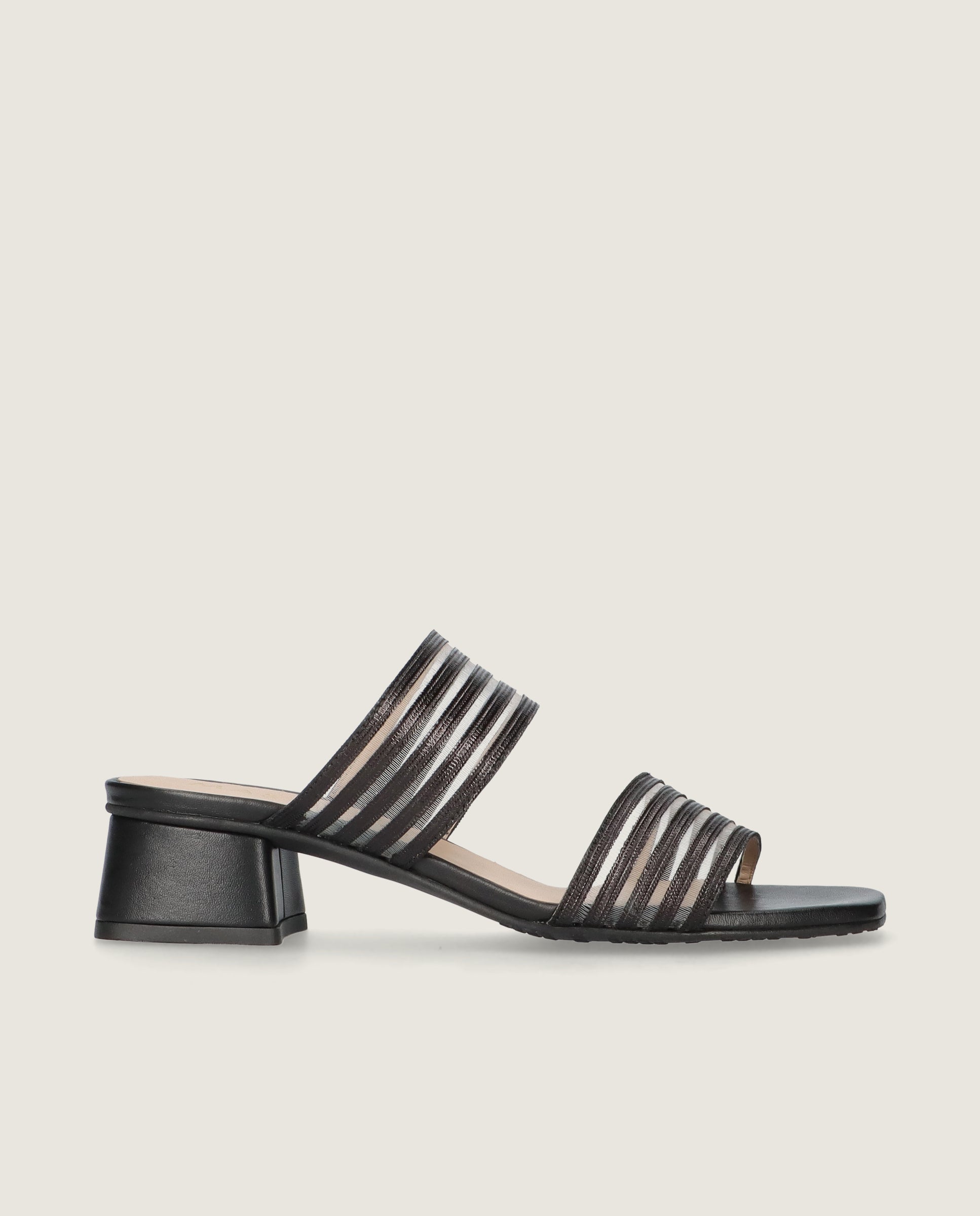 Sandalias Cannes Negros Tejidos