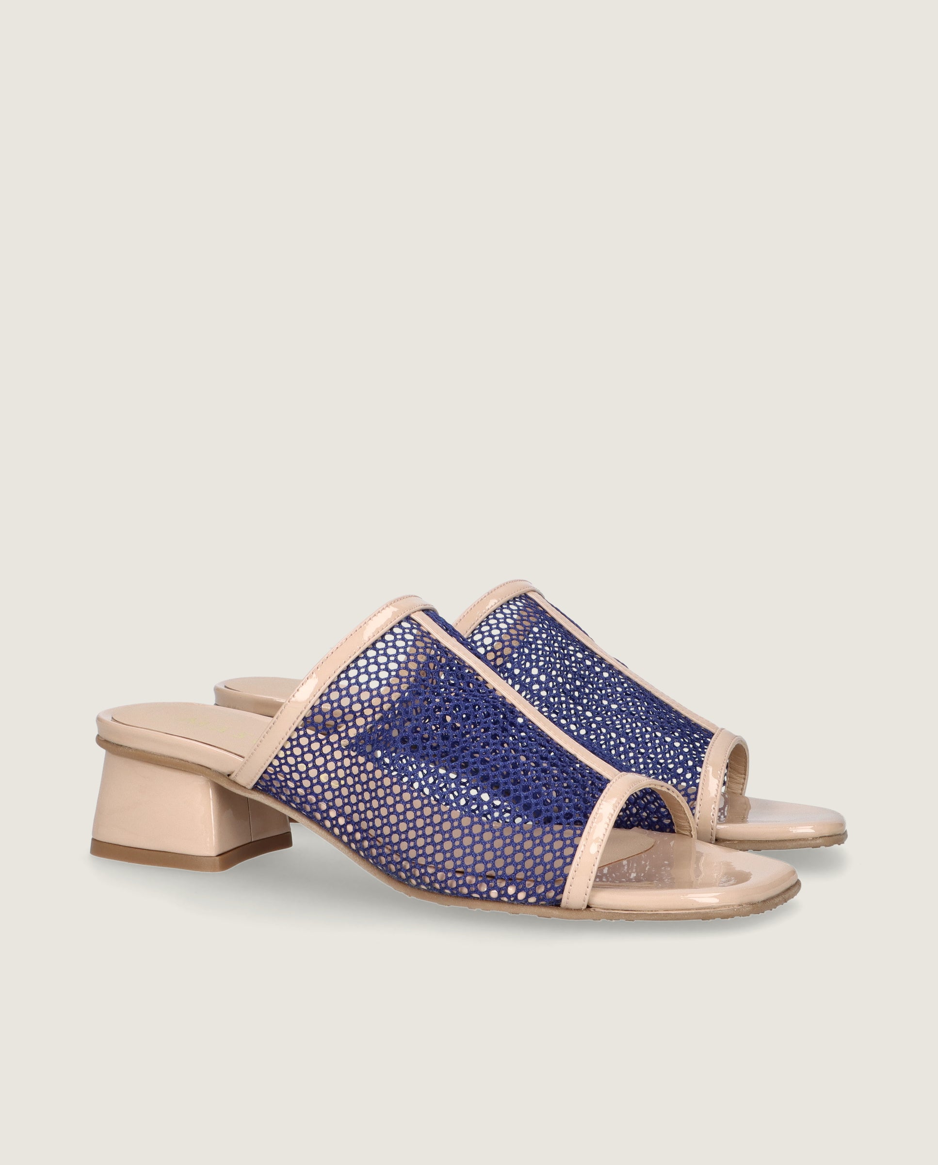 Sandalias Cannes Azules Tejidos