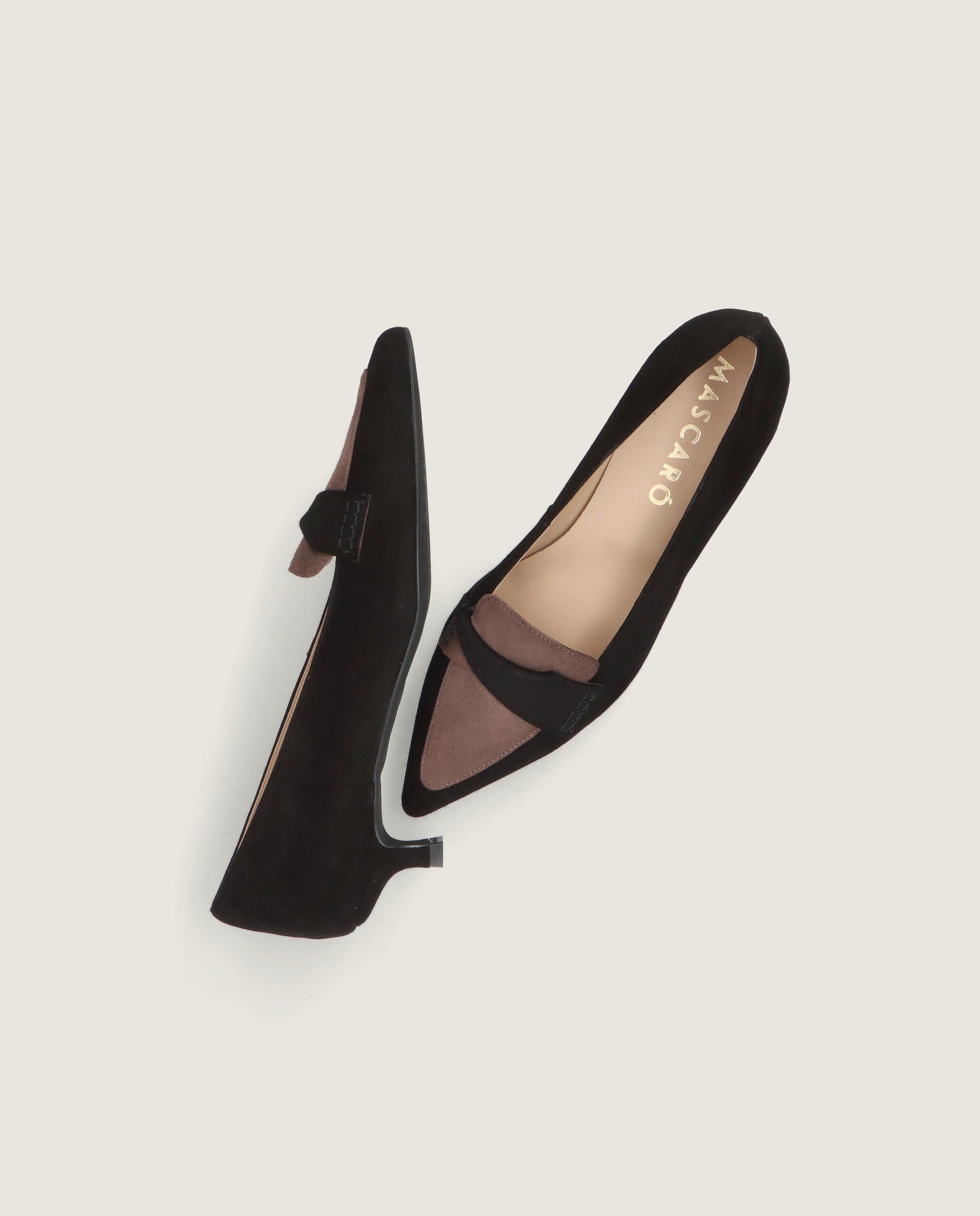 Kendall Black Suede Pumps