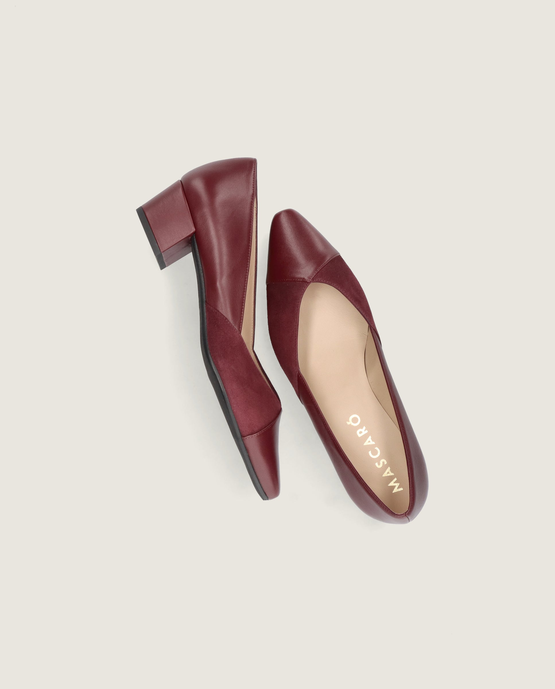 Greta Red Suede Pumps