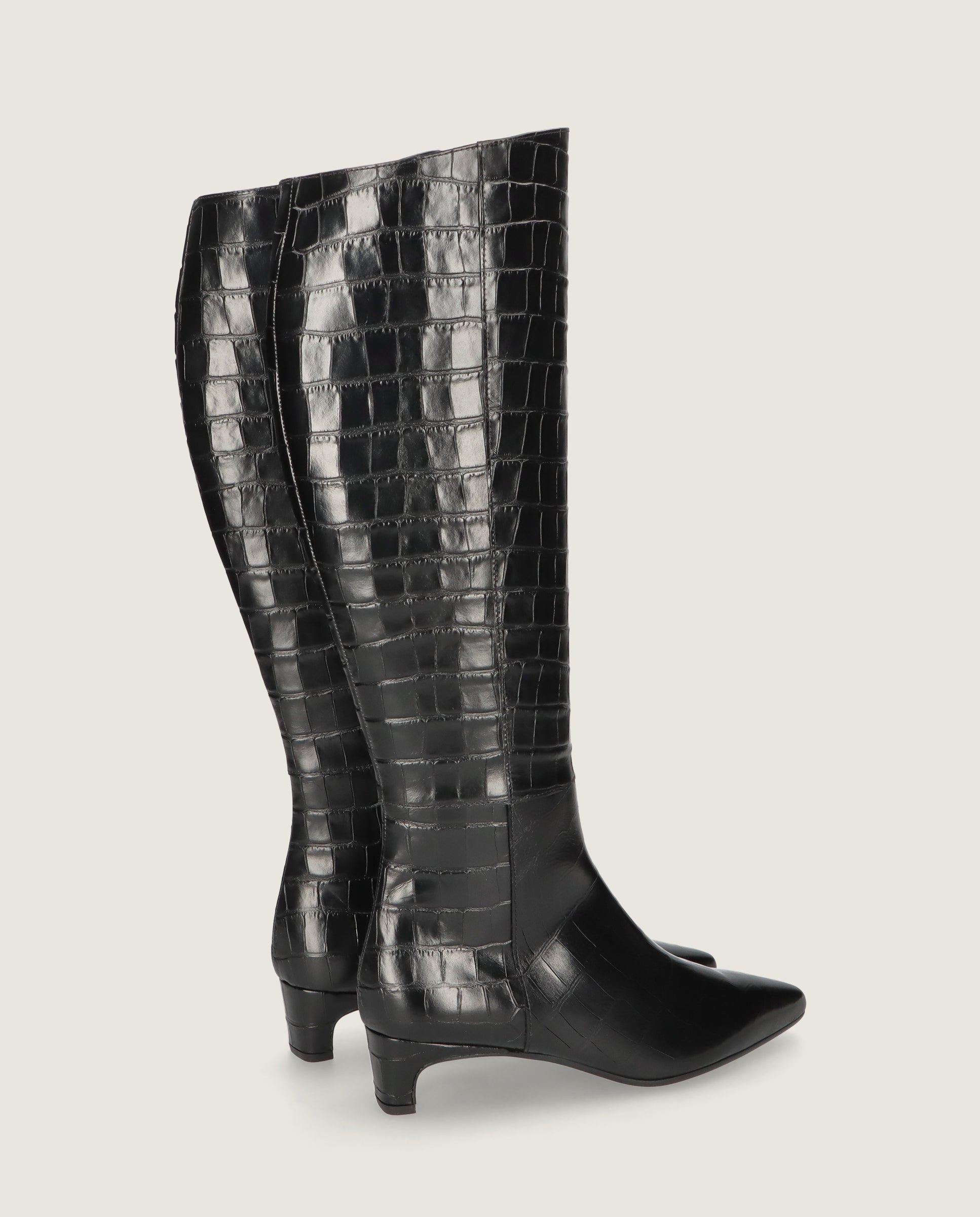 Botas Greta Negros Pieles estampadas