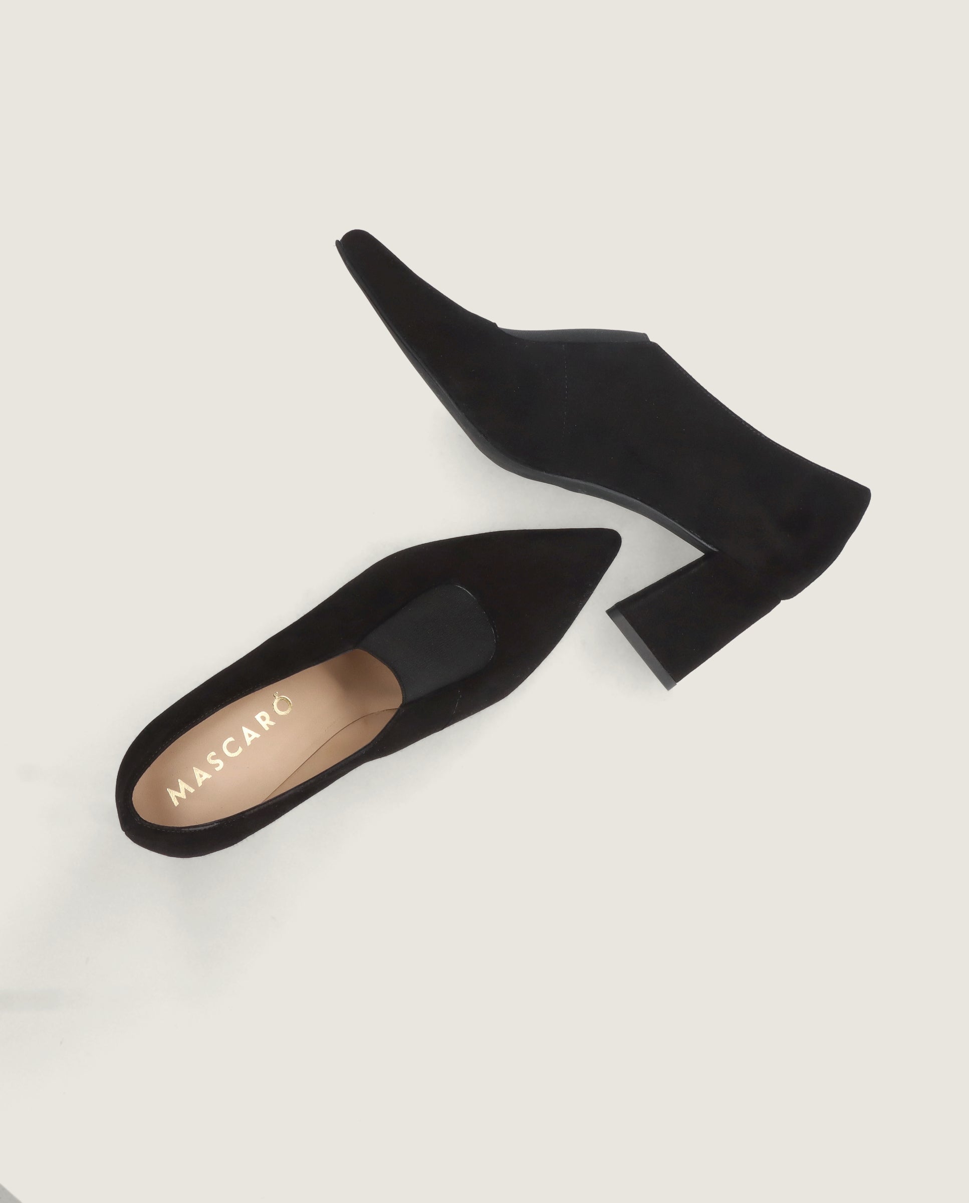 Bottines en cuir noir Phoebe
