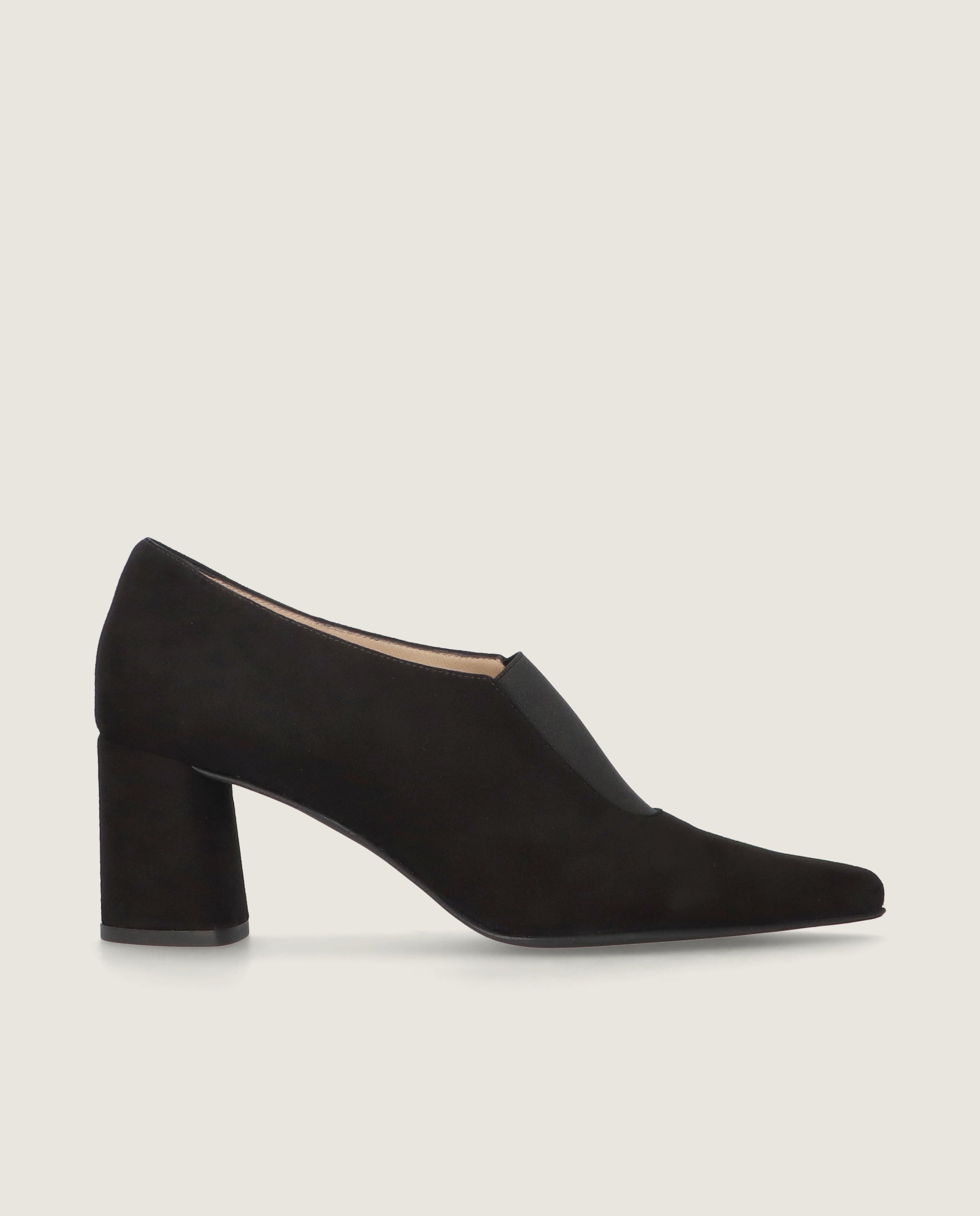 Bottines en cuir noir Phoebe