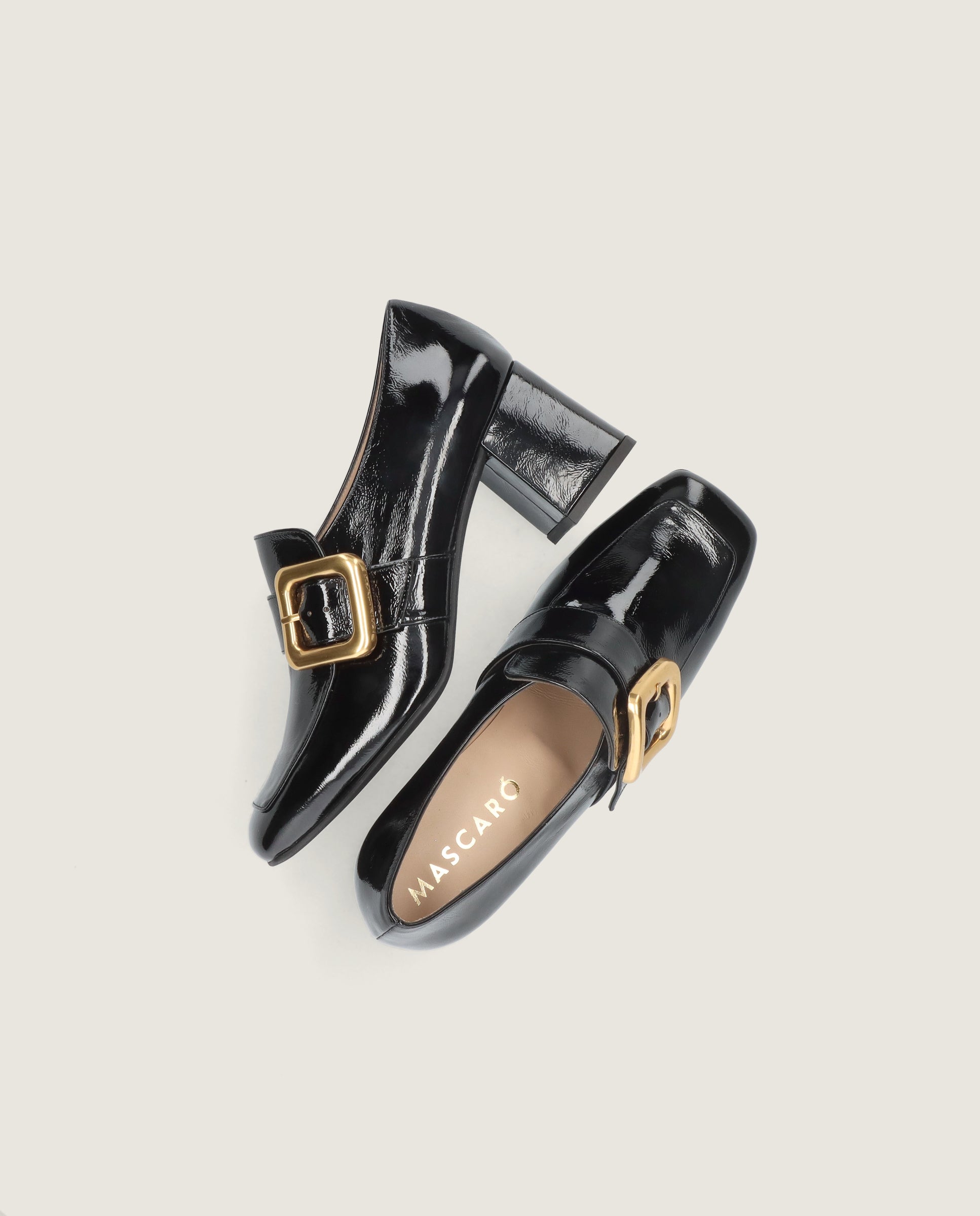 Loafers Anuk Schwarz Lack