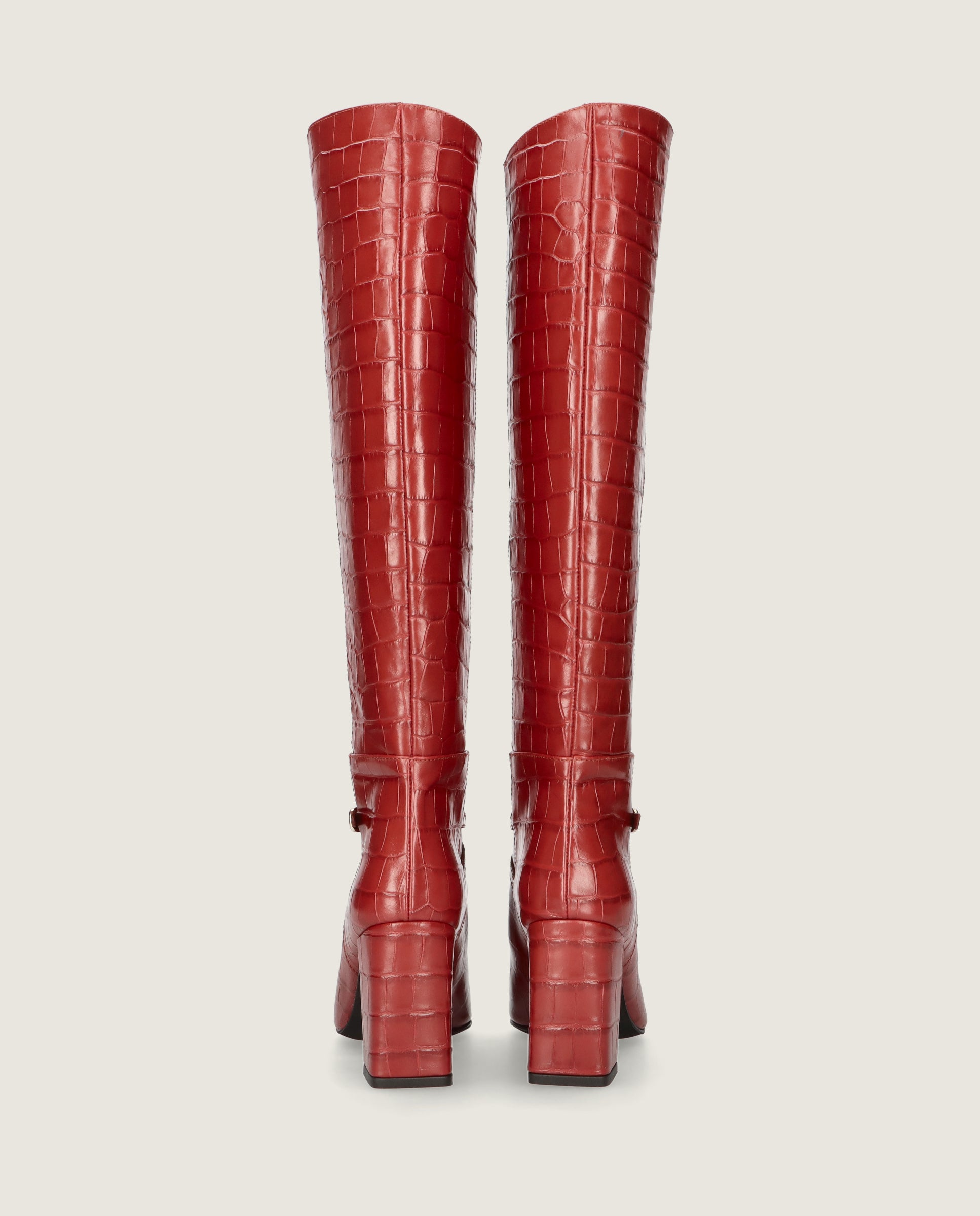 Vista alternativa de Botas Renata Rojos Pieles estampadas por Mascaro