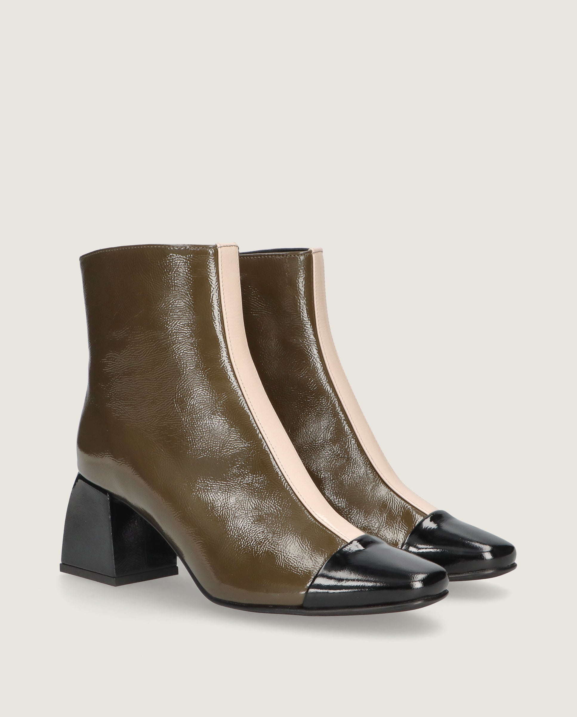 Botines Freja Verdes Charol