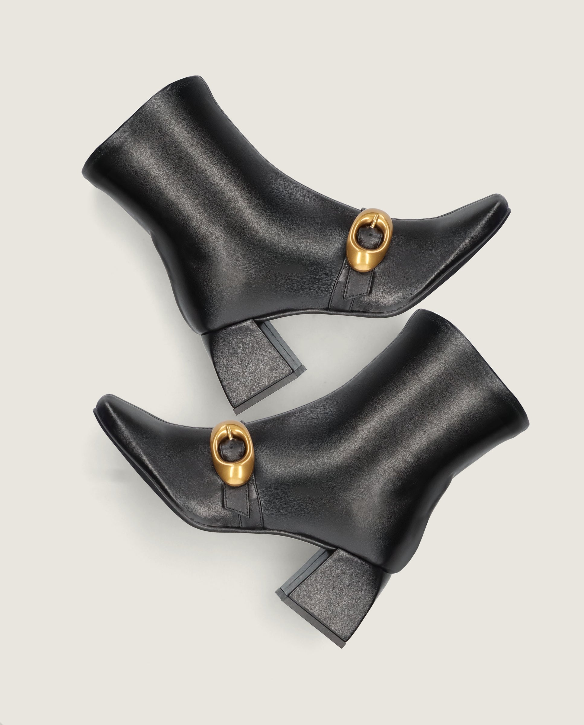 Botines Freja Negros Tejidos