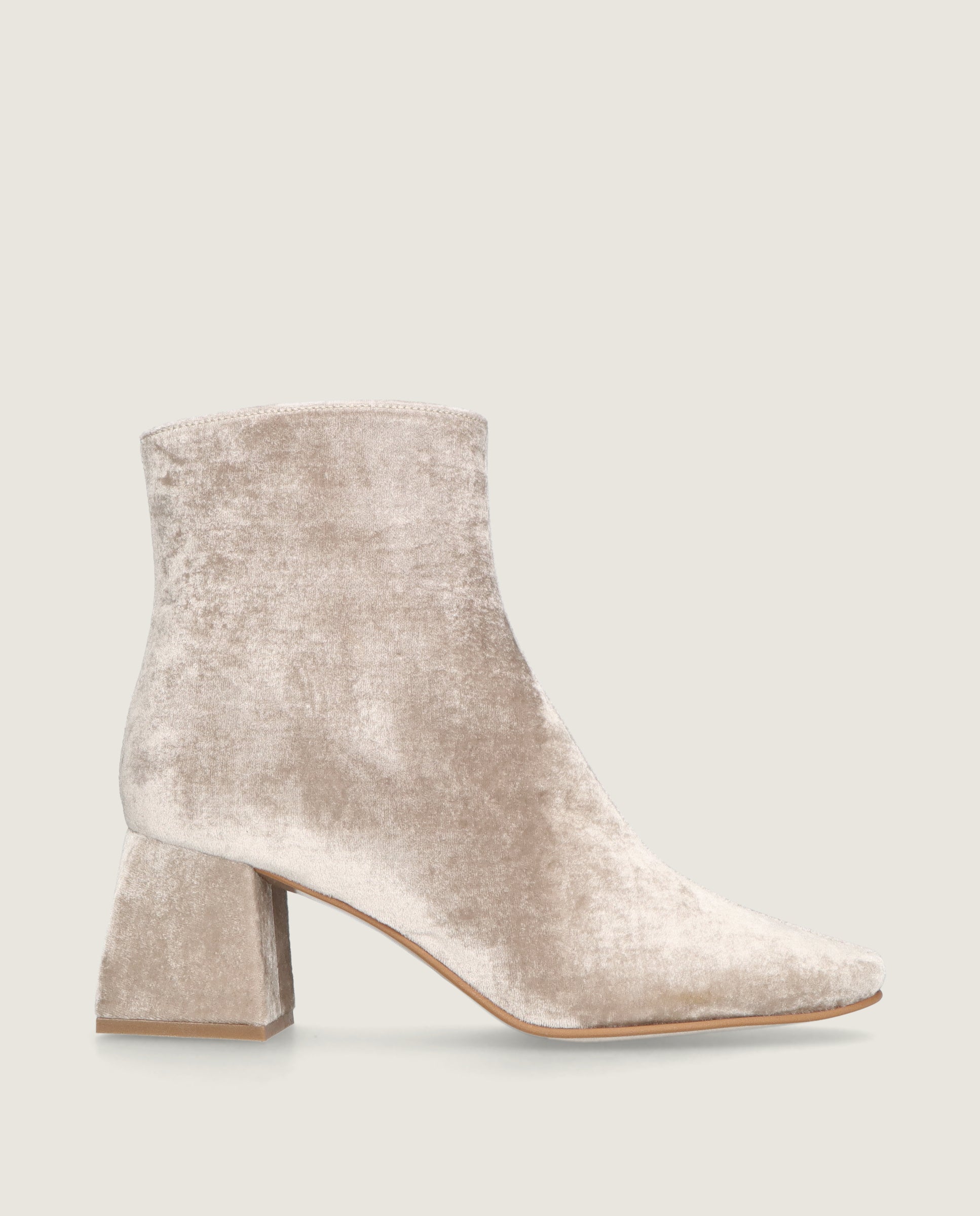 Botines Freja Beiges Tejidos