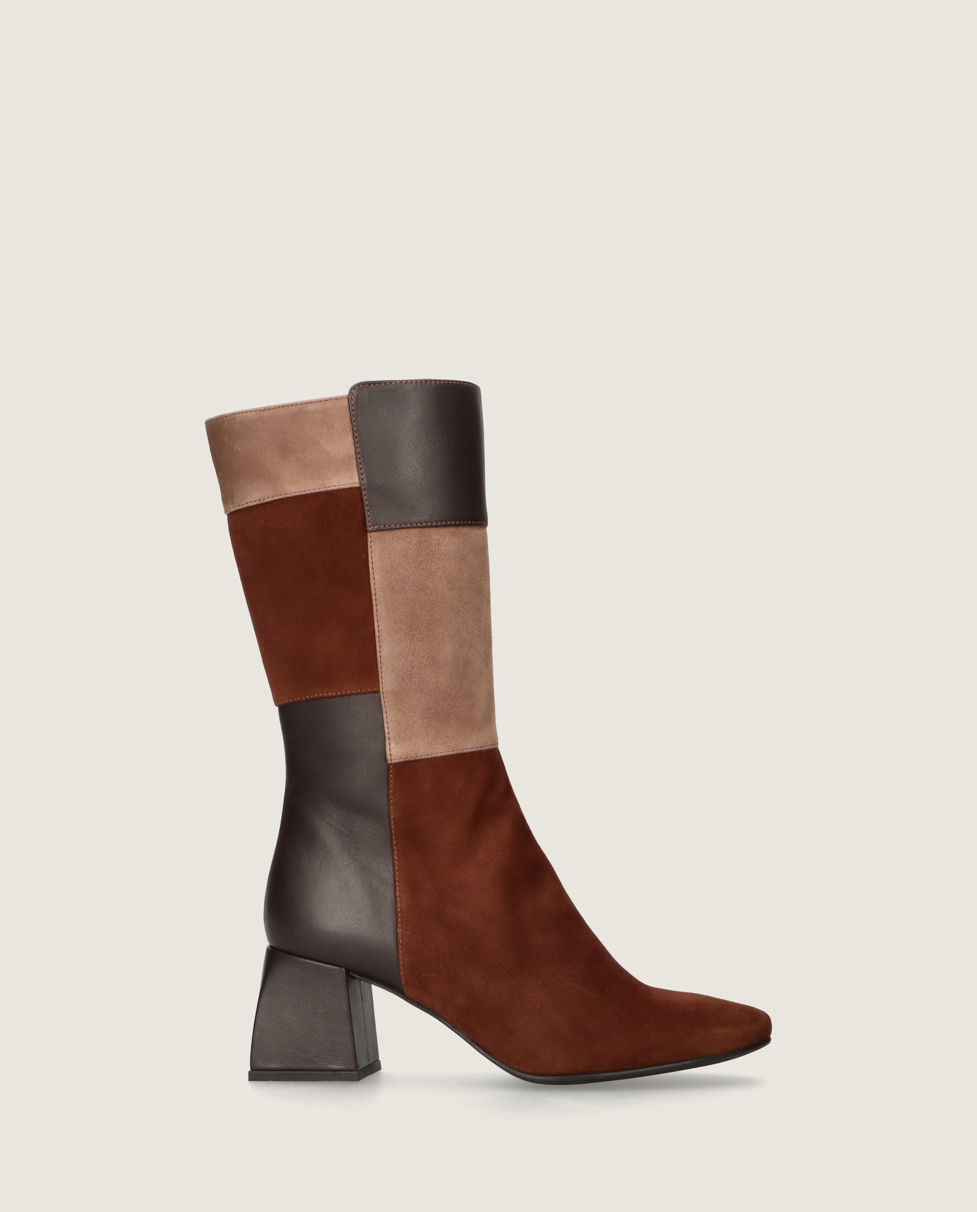Bottines en daim marron Freja