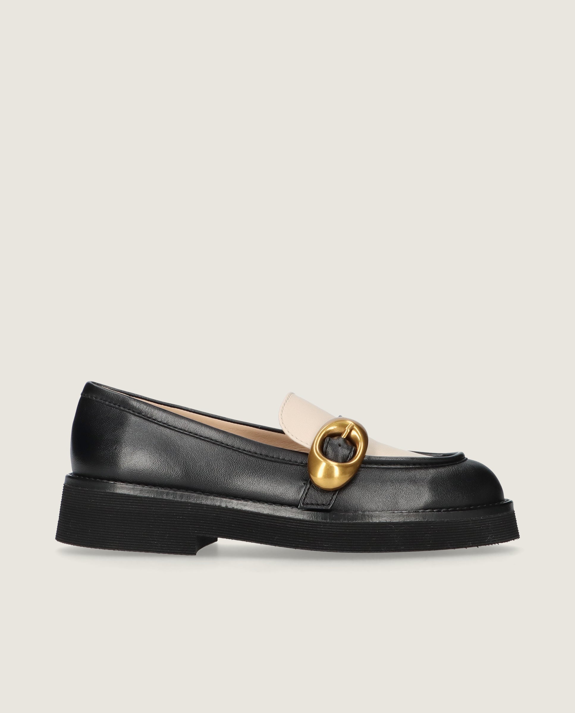 Vista alternativa de Loafers Terry Negros Piel por Mascaro