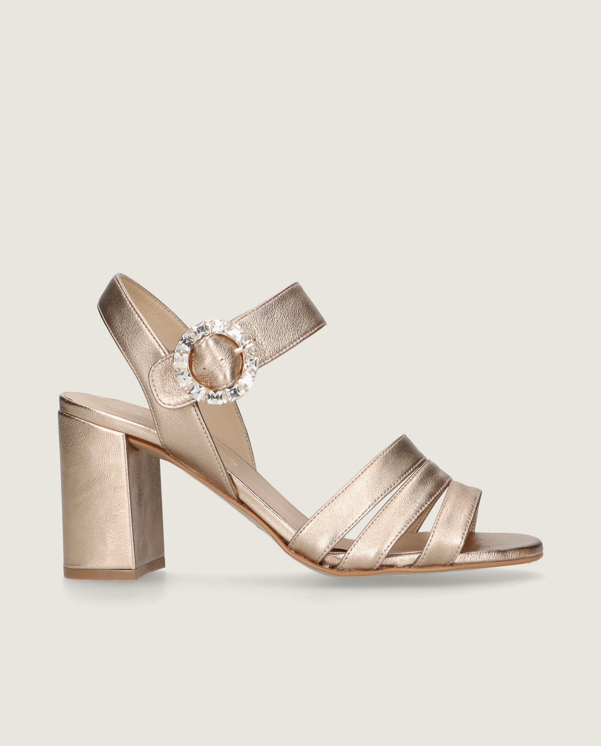 Sandalias Ruth Dorados Piel