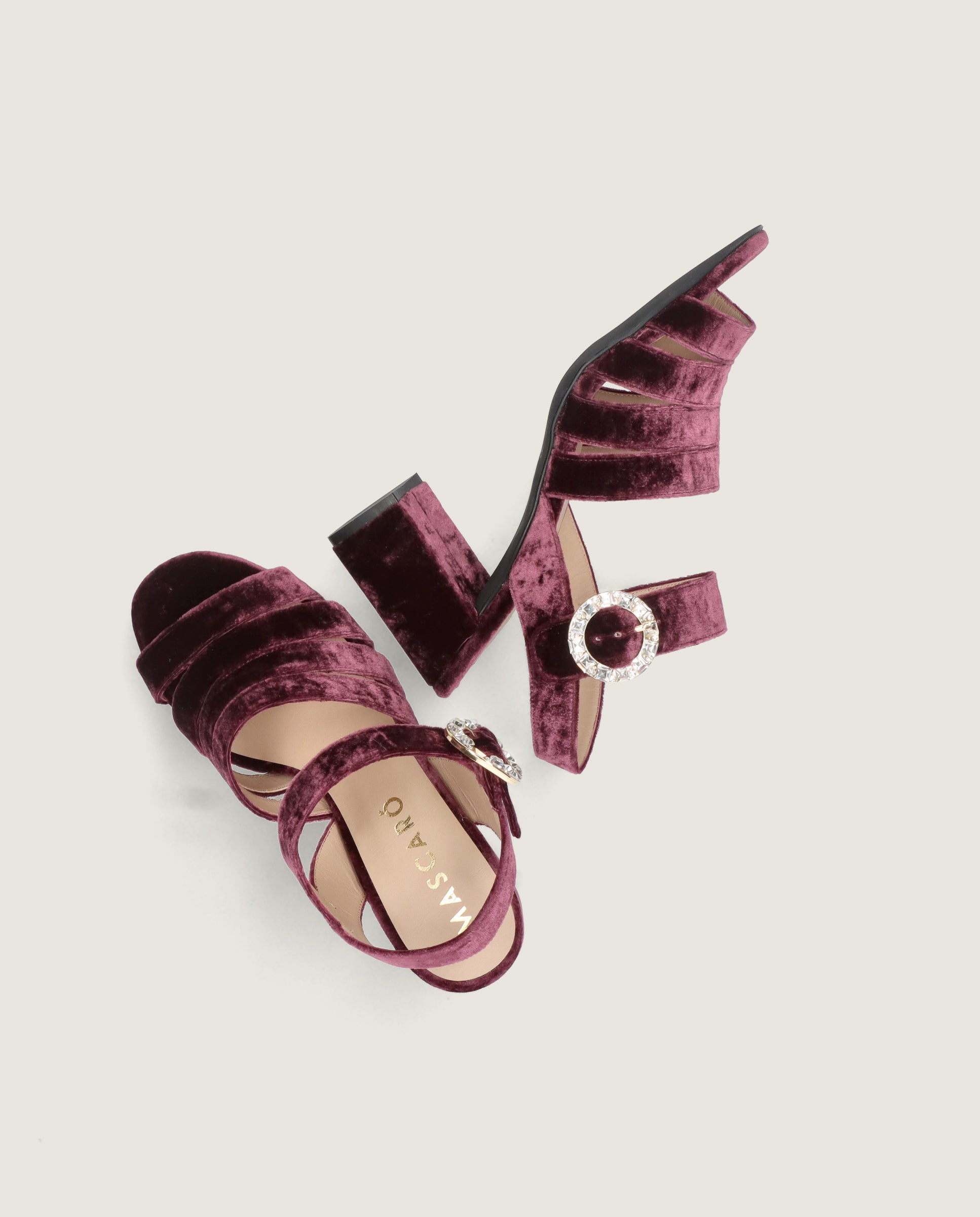 Ruth Red Woven Sandals