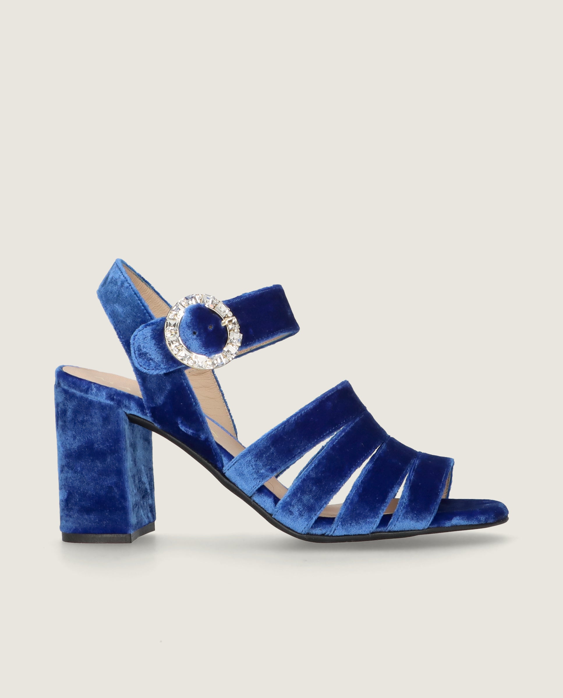 Sandales tissées bleues Ruth
