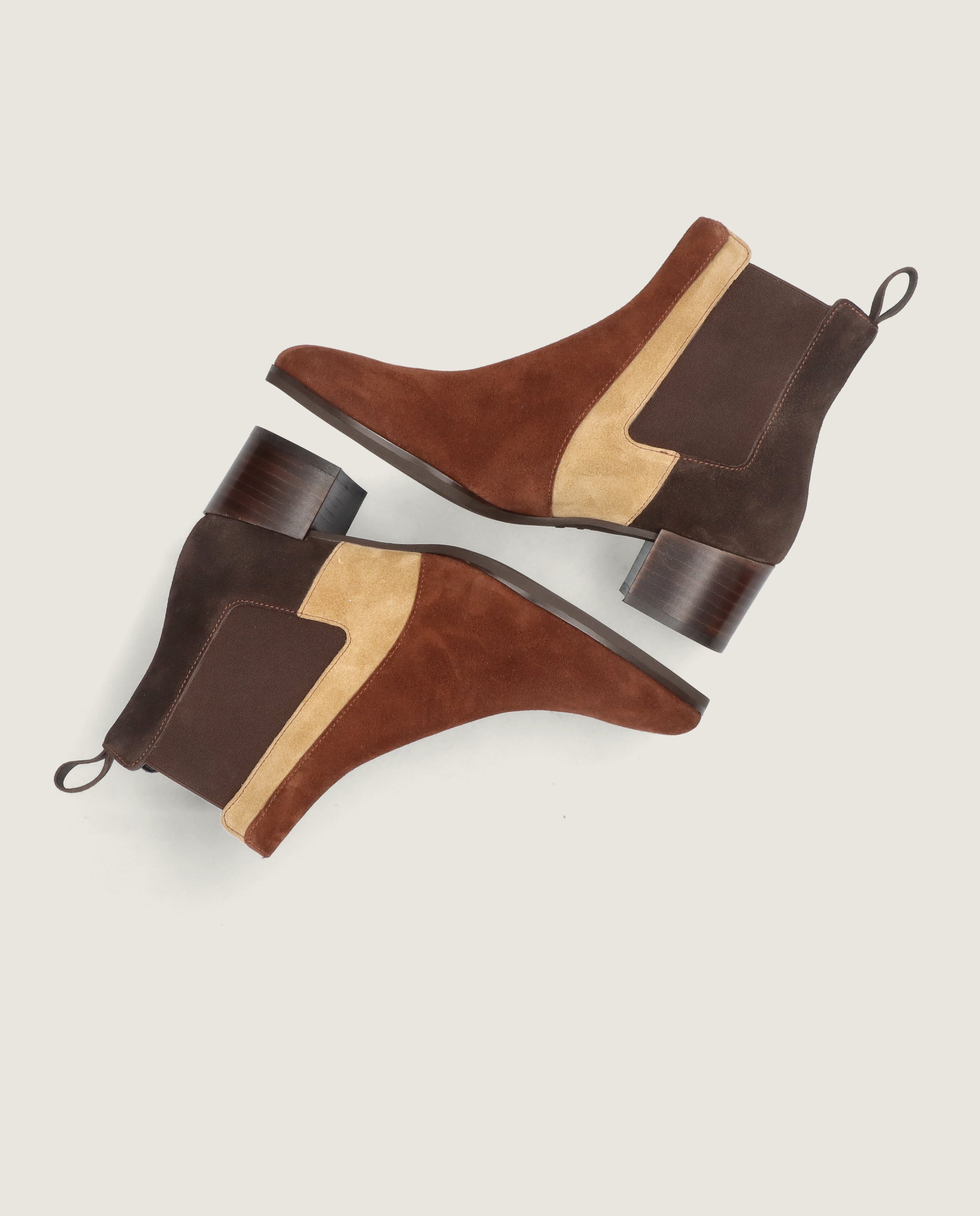 Sharon Brown Suede Ankle Boots