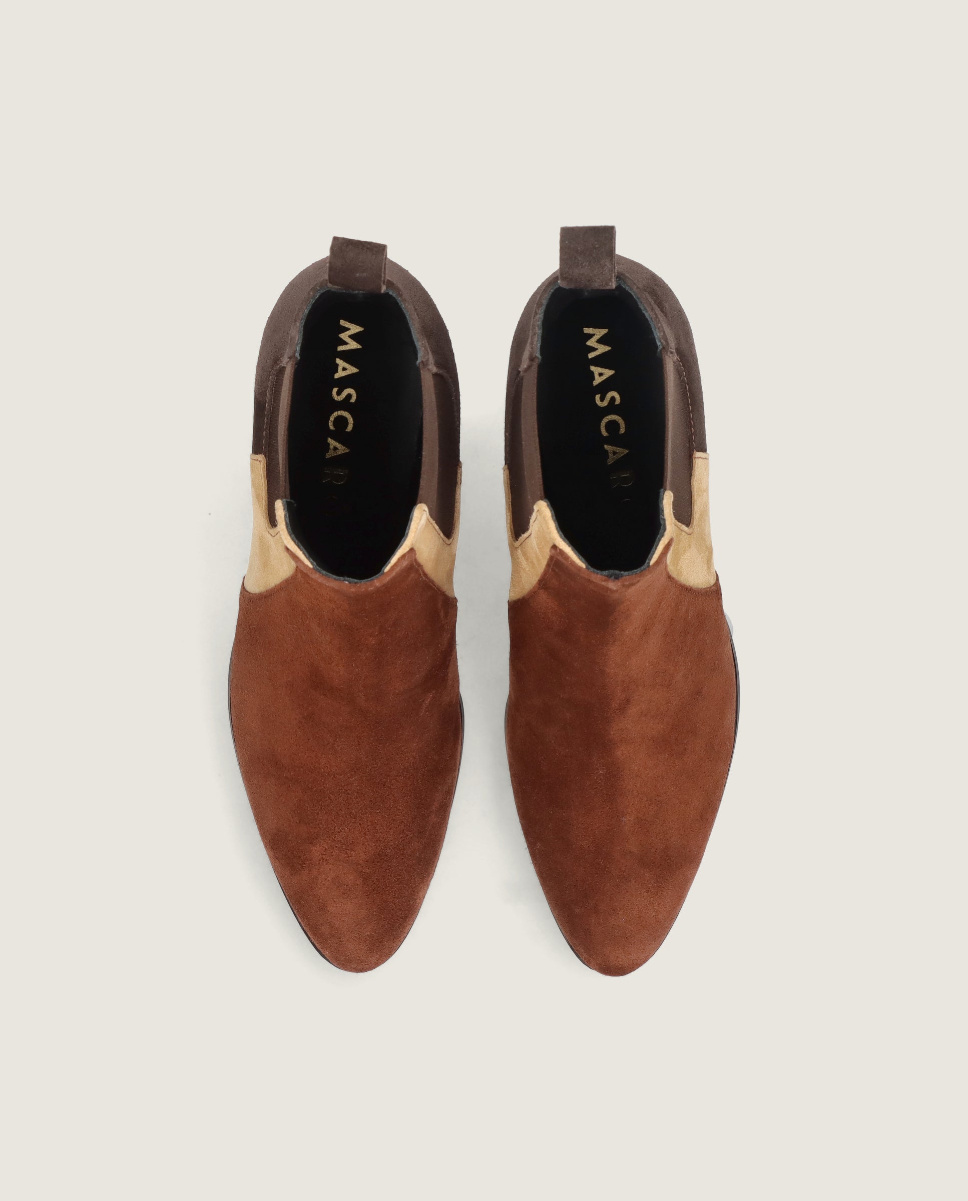 Botines Sharon Marrones Ante