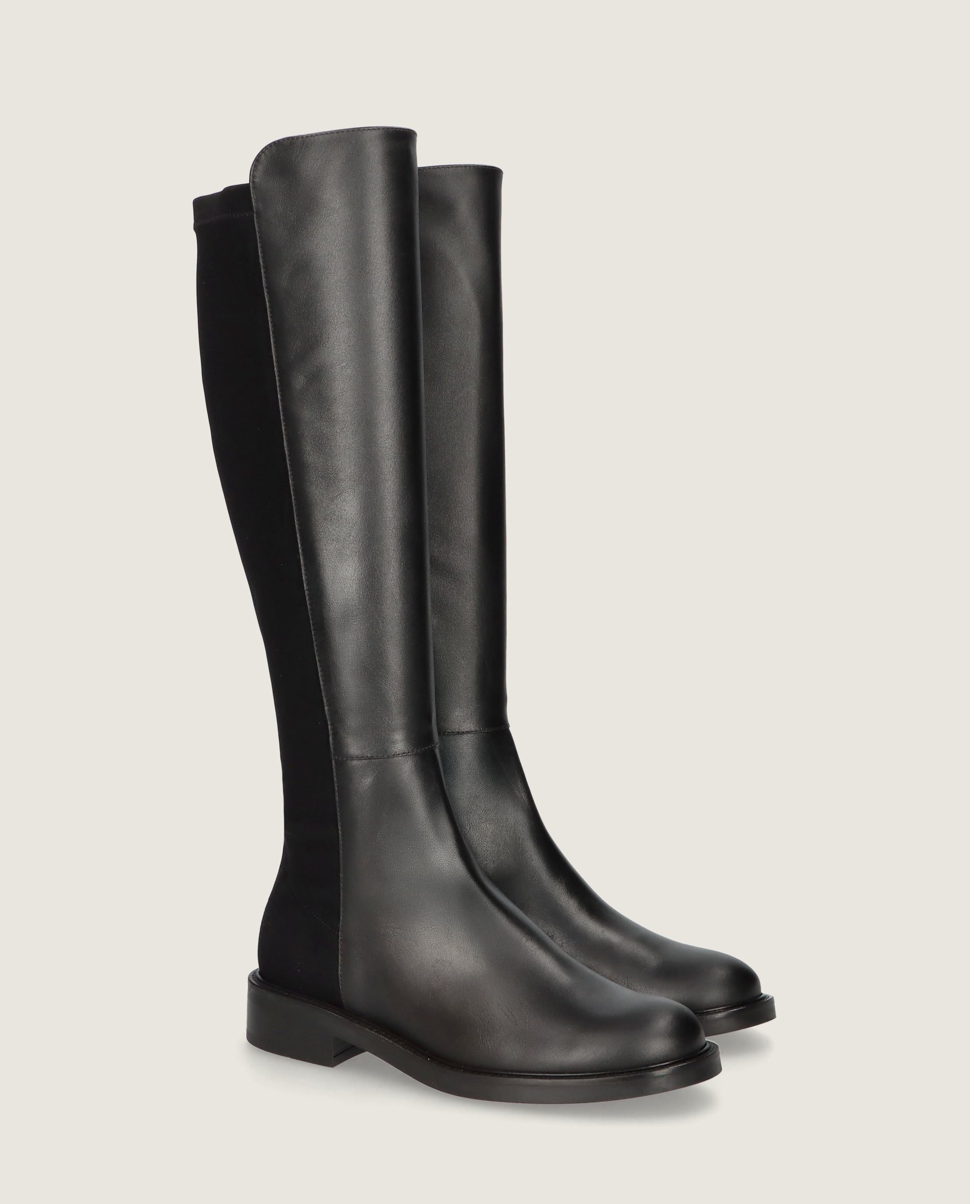 Image of JANNE Black Leather Boots by Mascaro