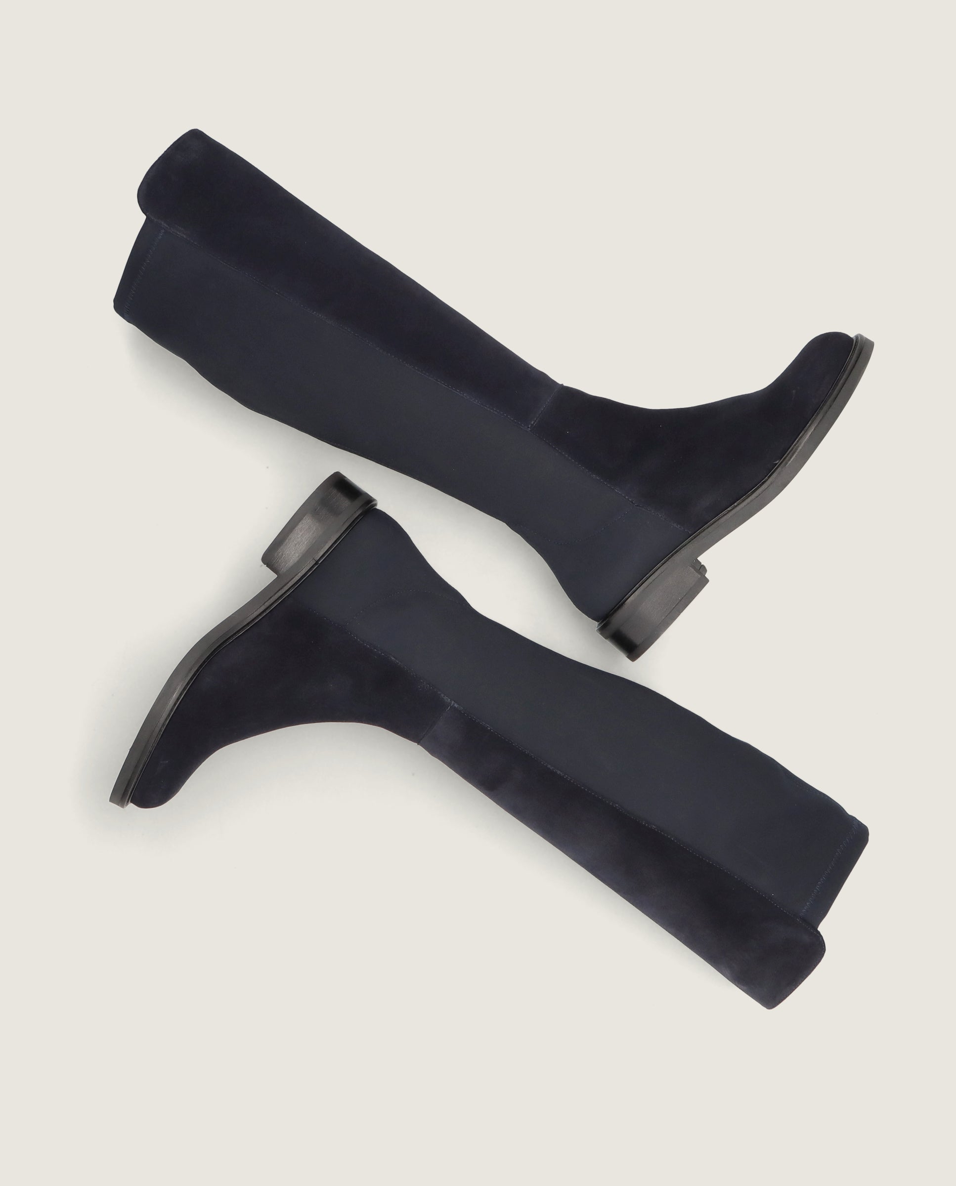 Janne Blue Suede Boots