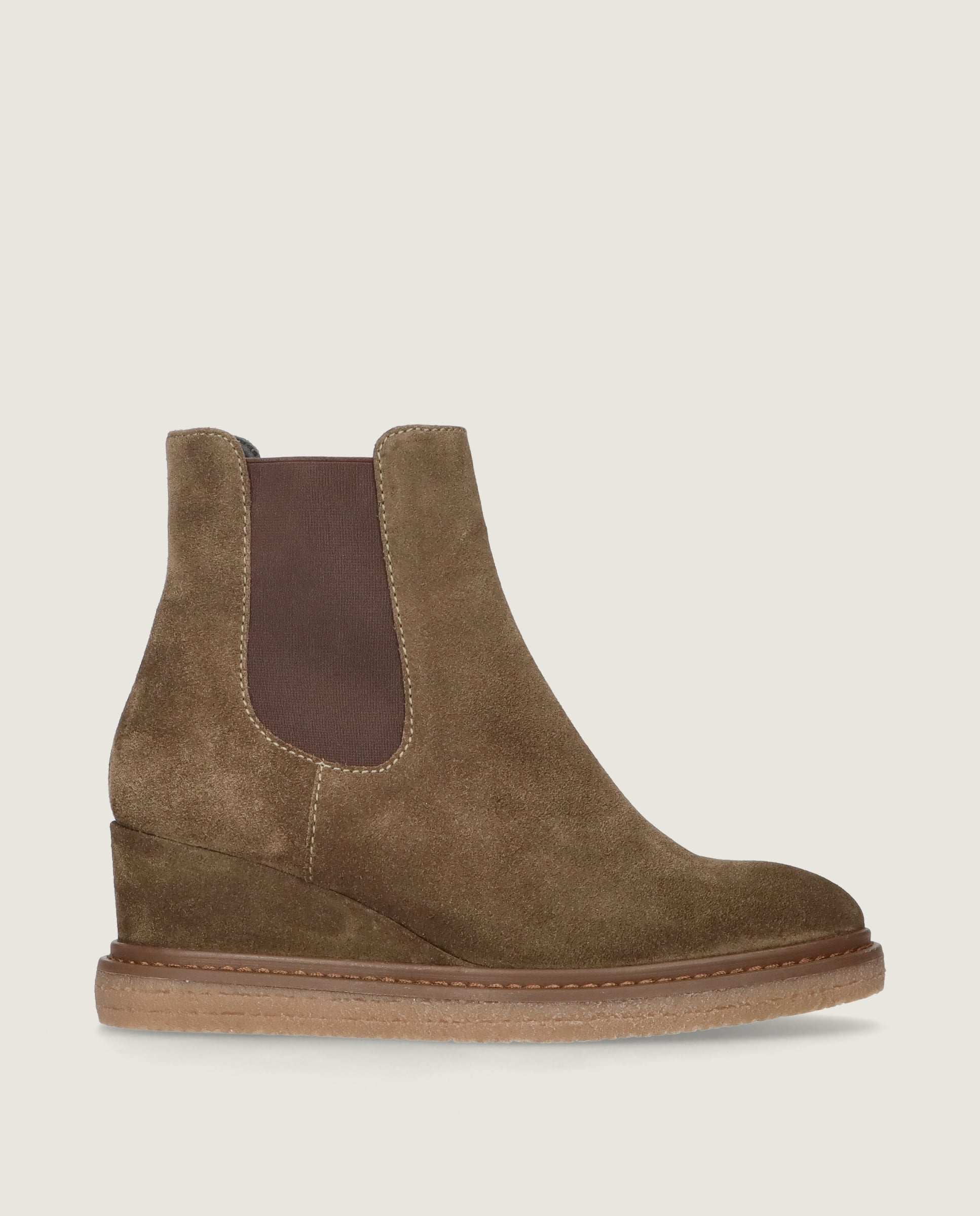 Vania Green Suede Ankle Boots