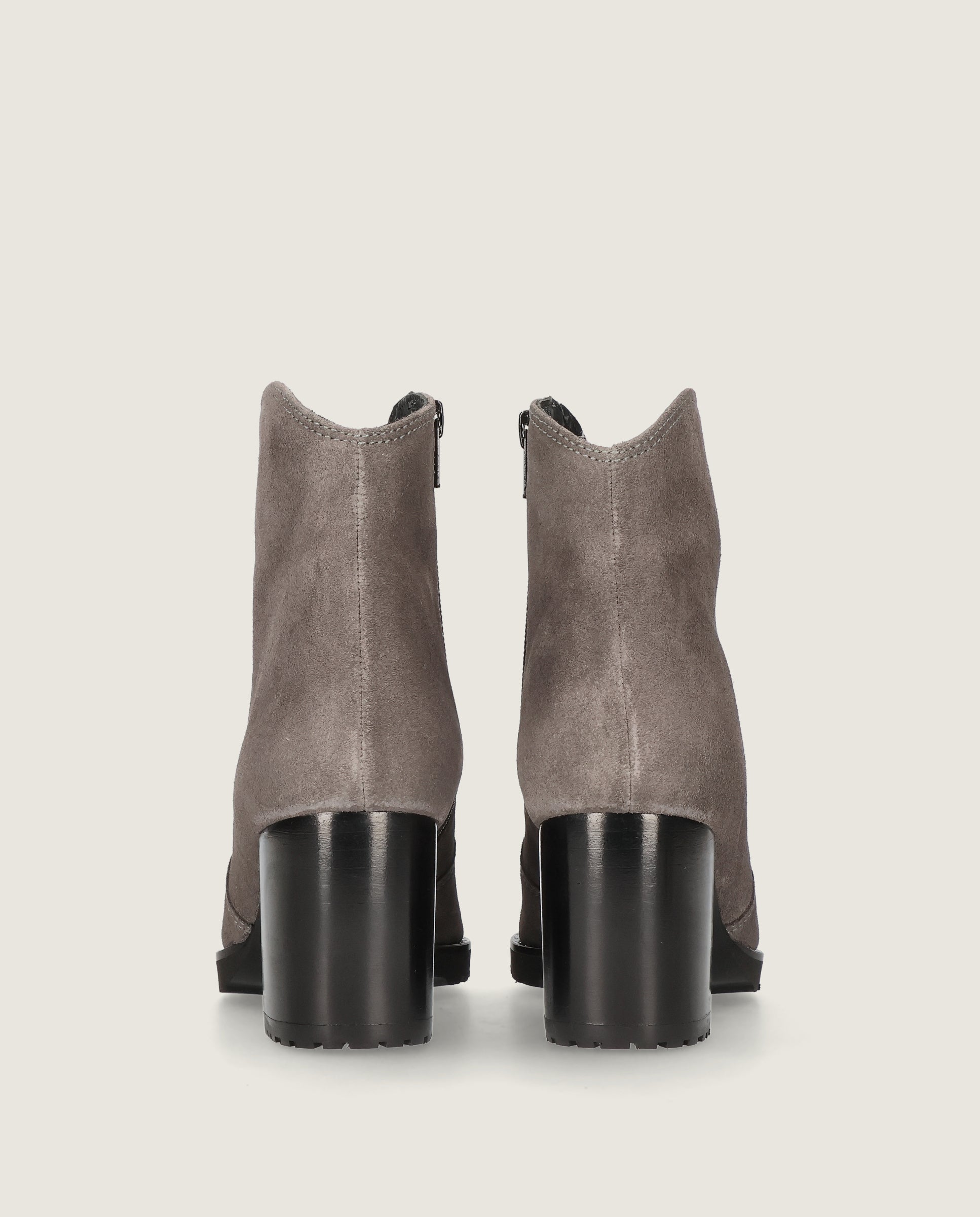 Graue Palermo Wildleder Stiefeletten