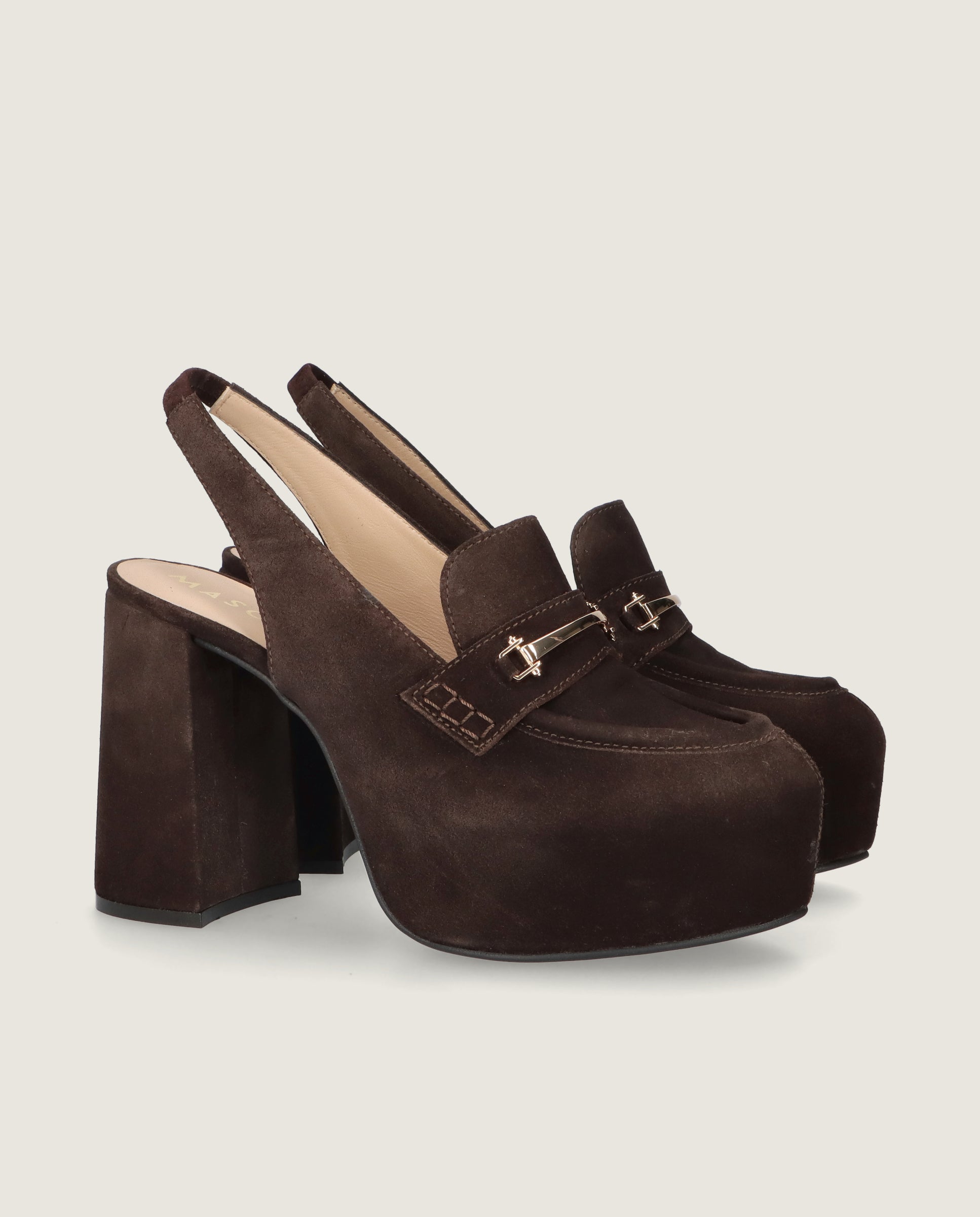 Imagen de Loafers Anna Marrones Piel por Mascaro