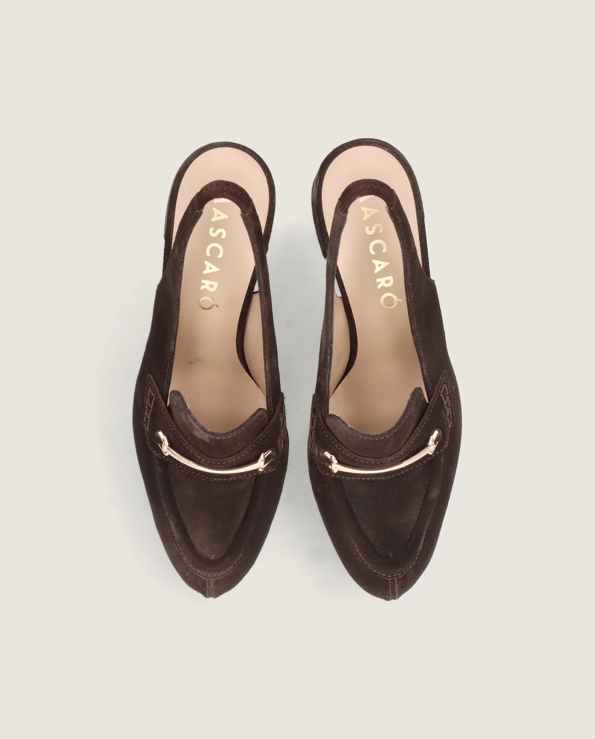 Vista alternativa de Loafers Anna Marrones Piel por Mascaro