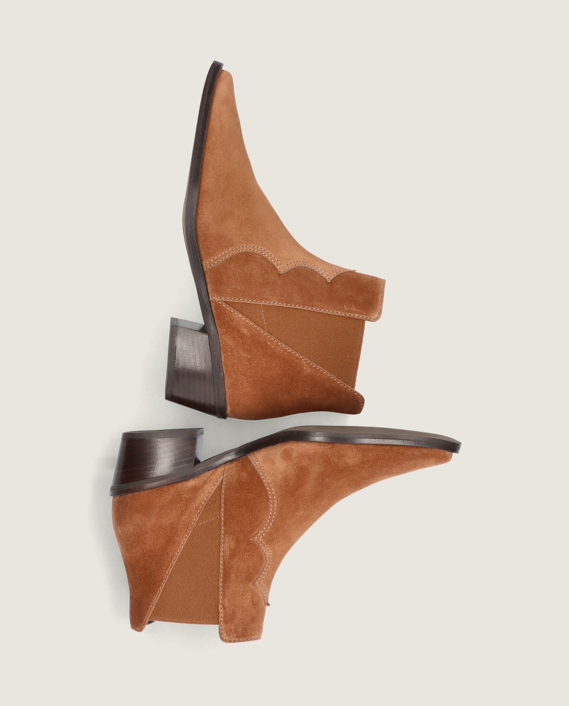 Botines Nashville Marrones Ante