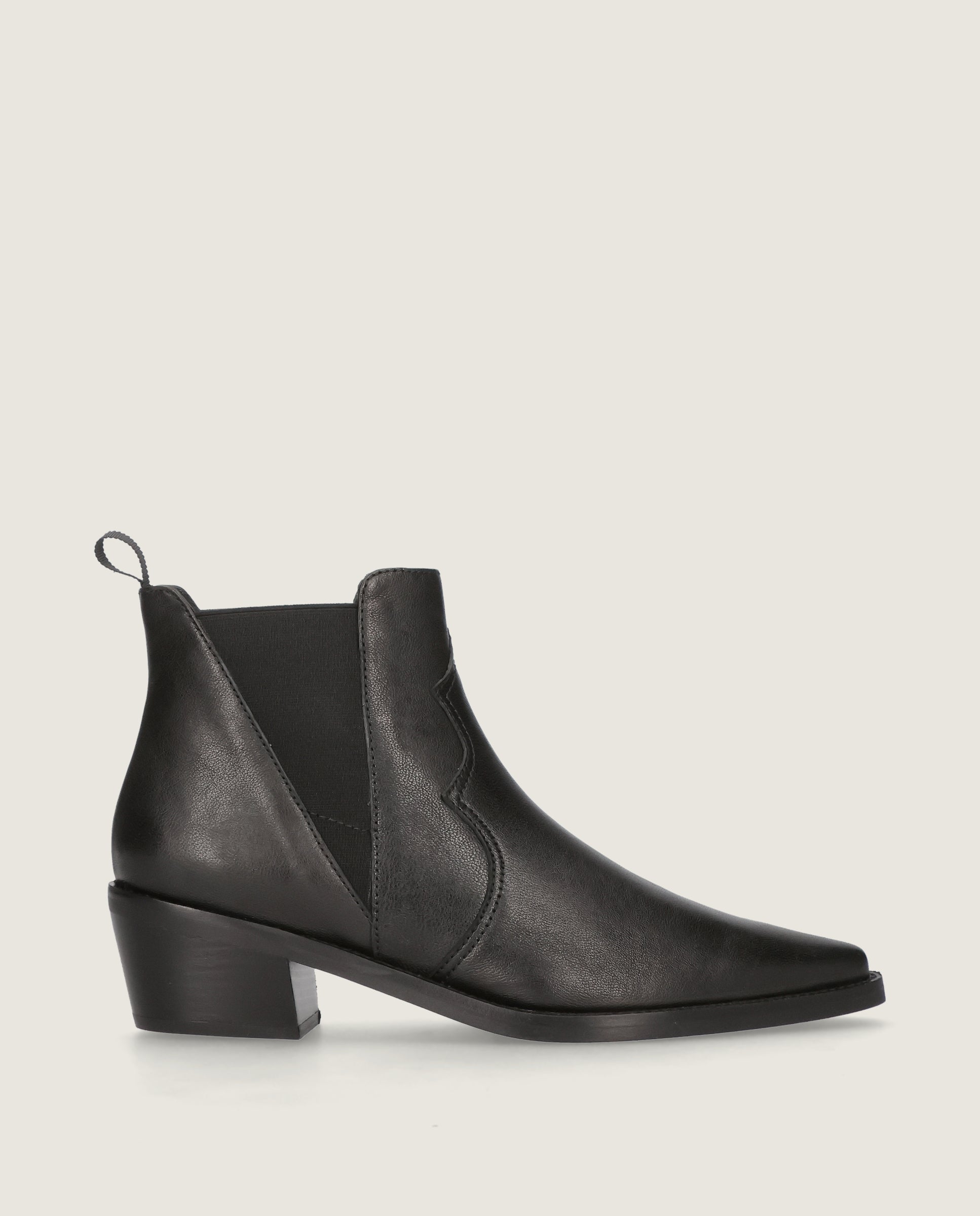 Botines Nashville Negros Piel