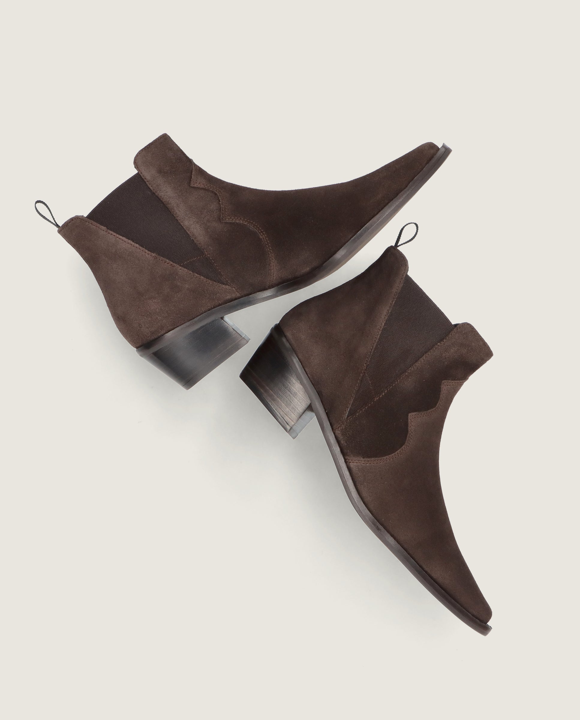 Botines Nashville Marrones Ante