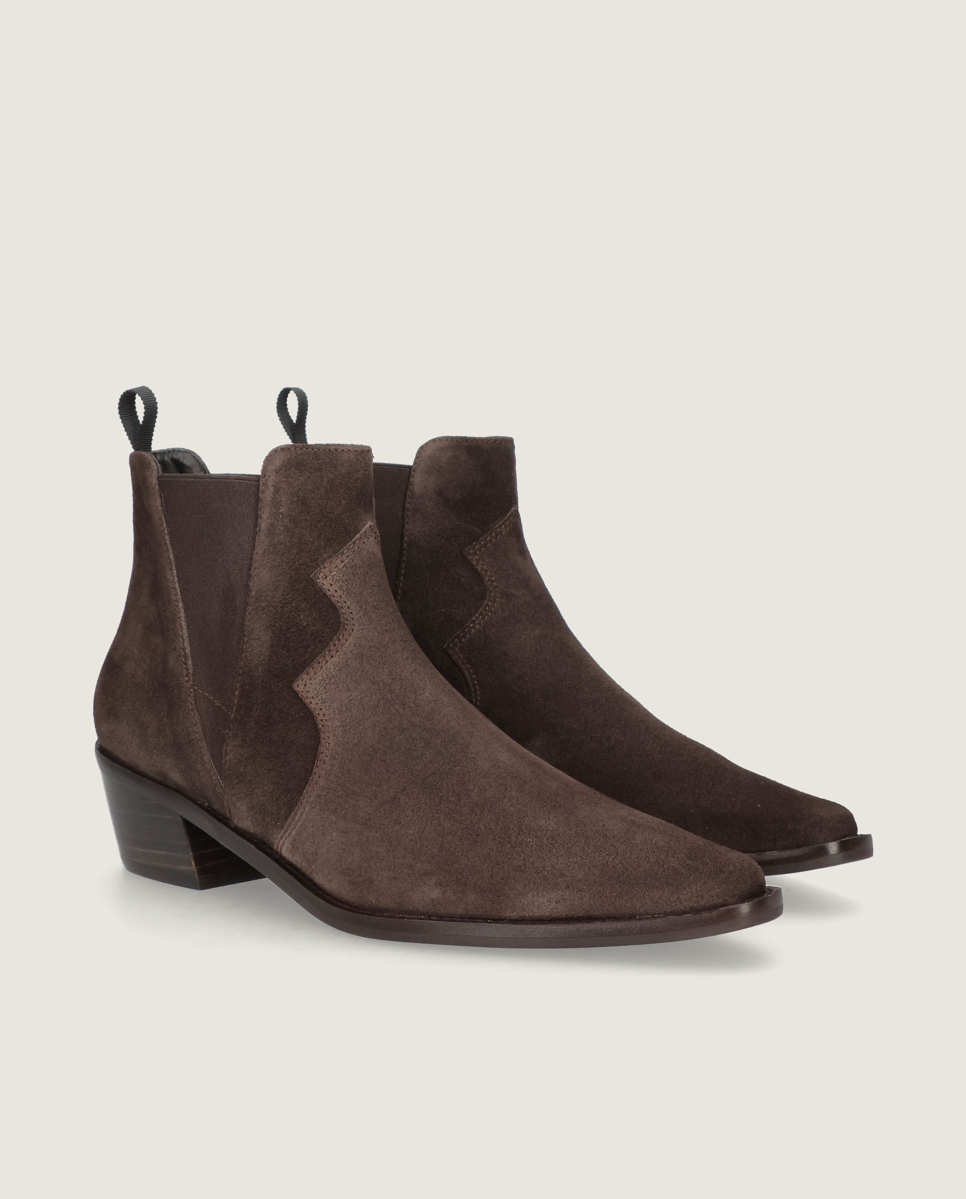 Botines Nashville Marrones Ante