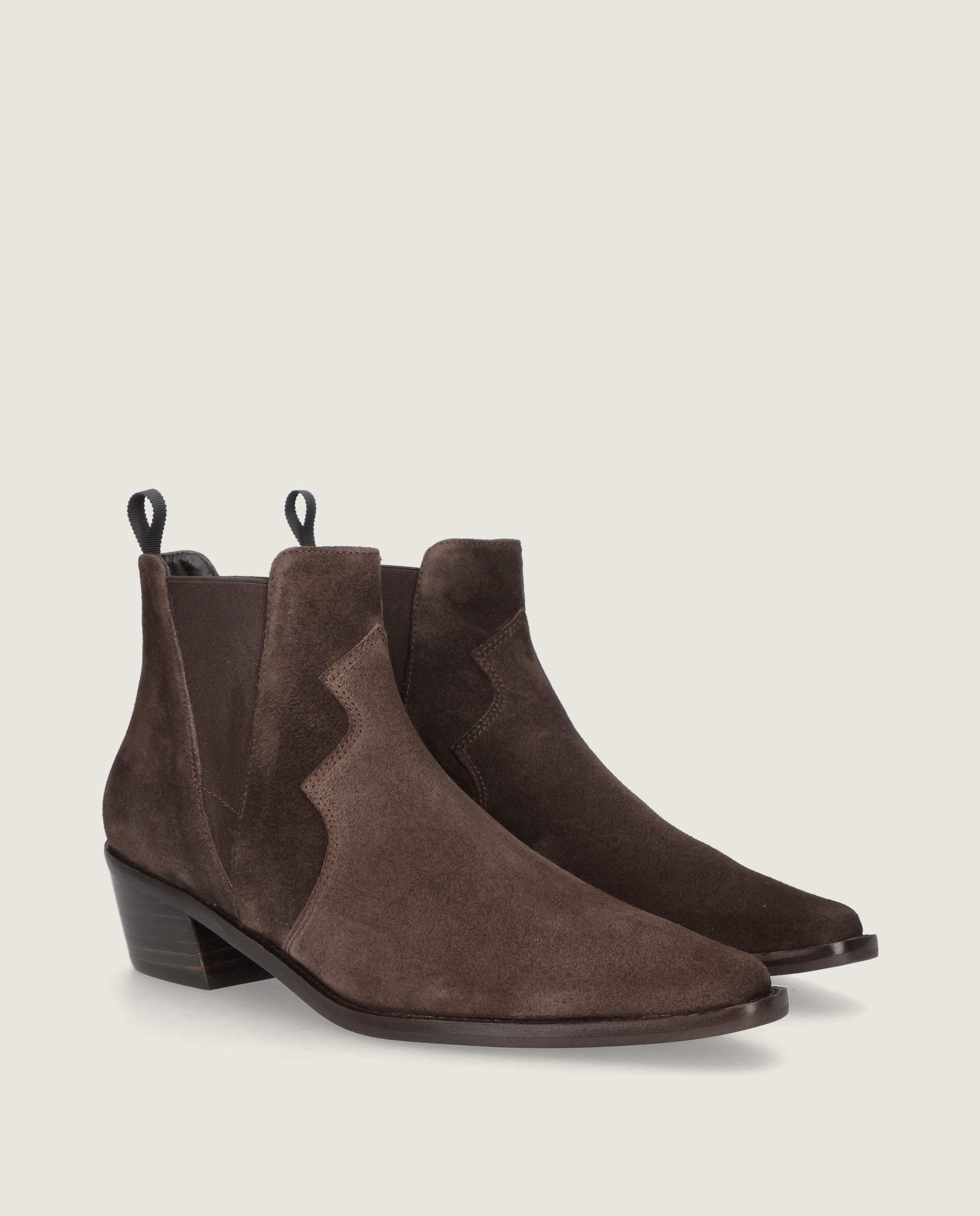 Imagen de Botines Nashville Marrones Ante por Mascaro