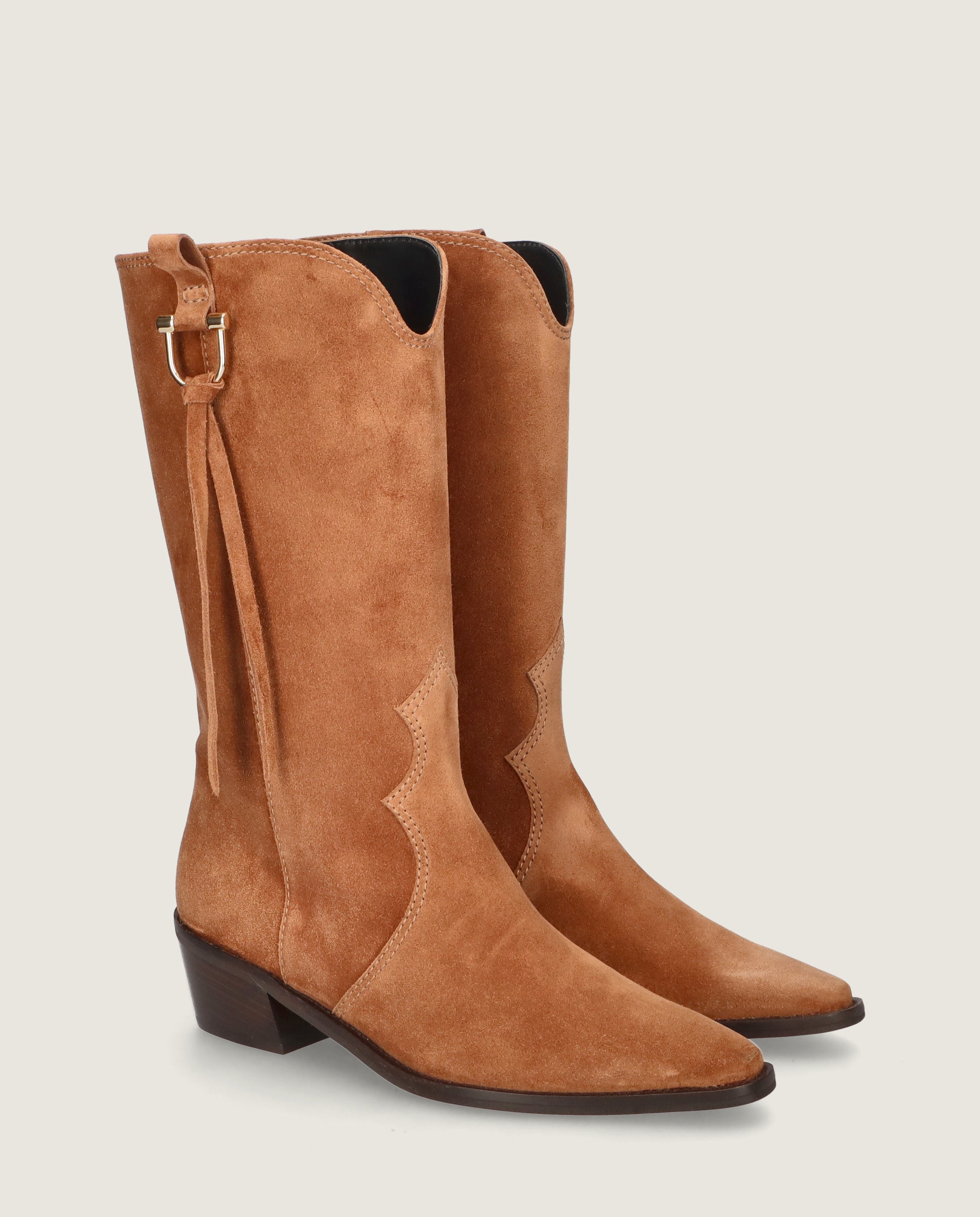Bottes Cowboy Western Danse Ligne Marron Clair – Homme Taille 13 D – SCM7018
