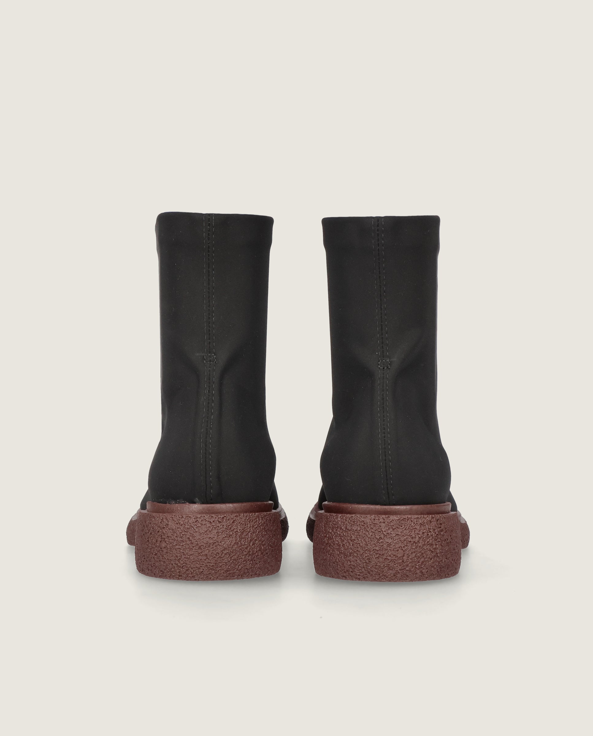 Alice Black Woven Ankle Boots