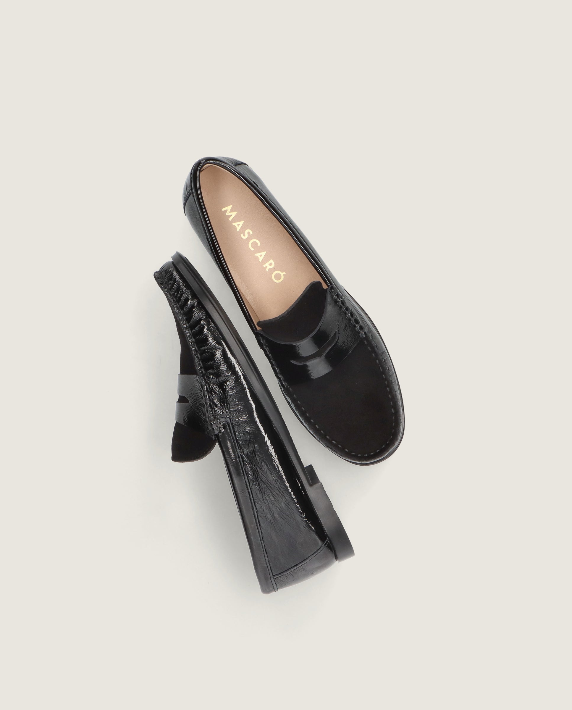 Mocasines Josephine Negros Charol