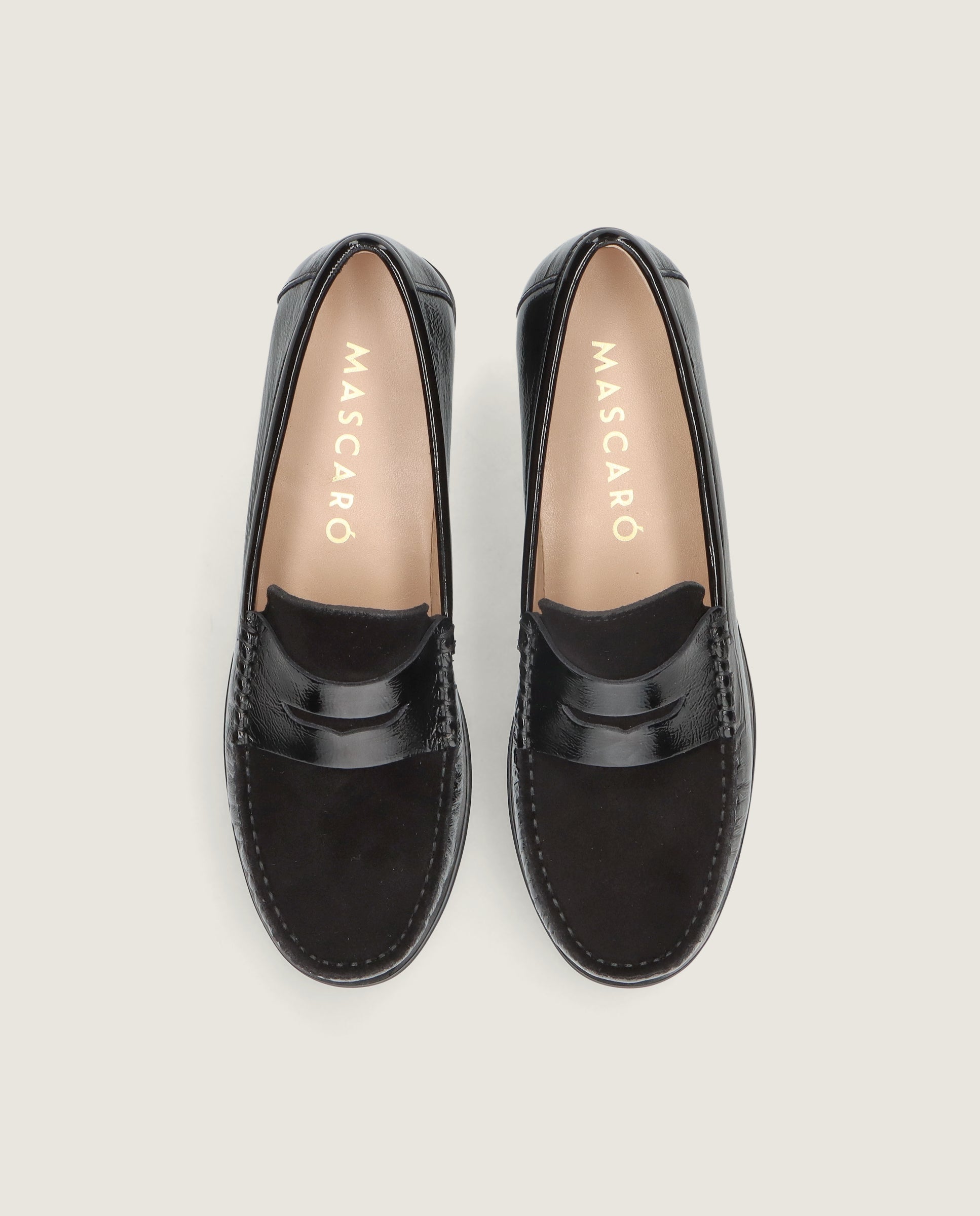 Mocasines Josephine Negros Charol