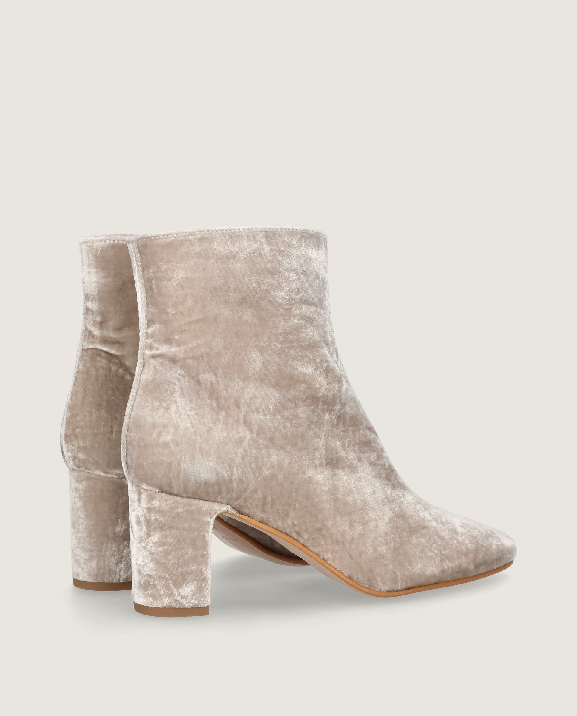Botines Freja Beiges Tejidos