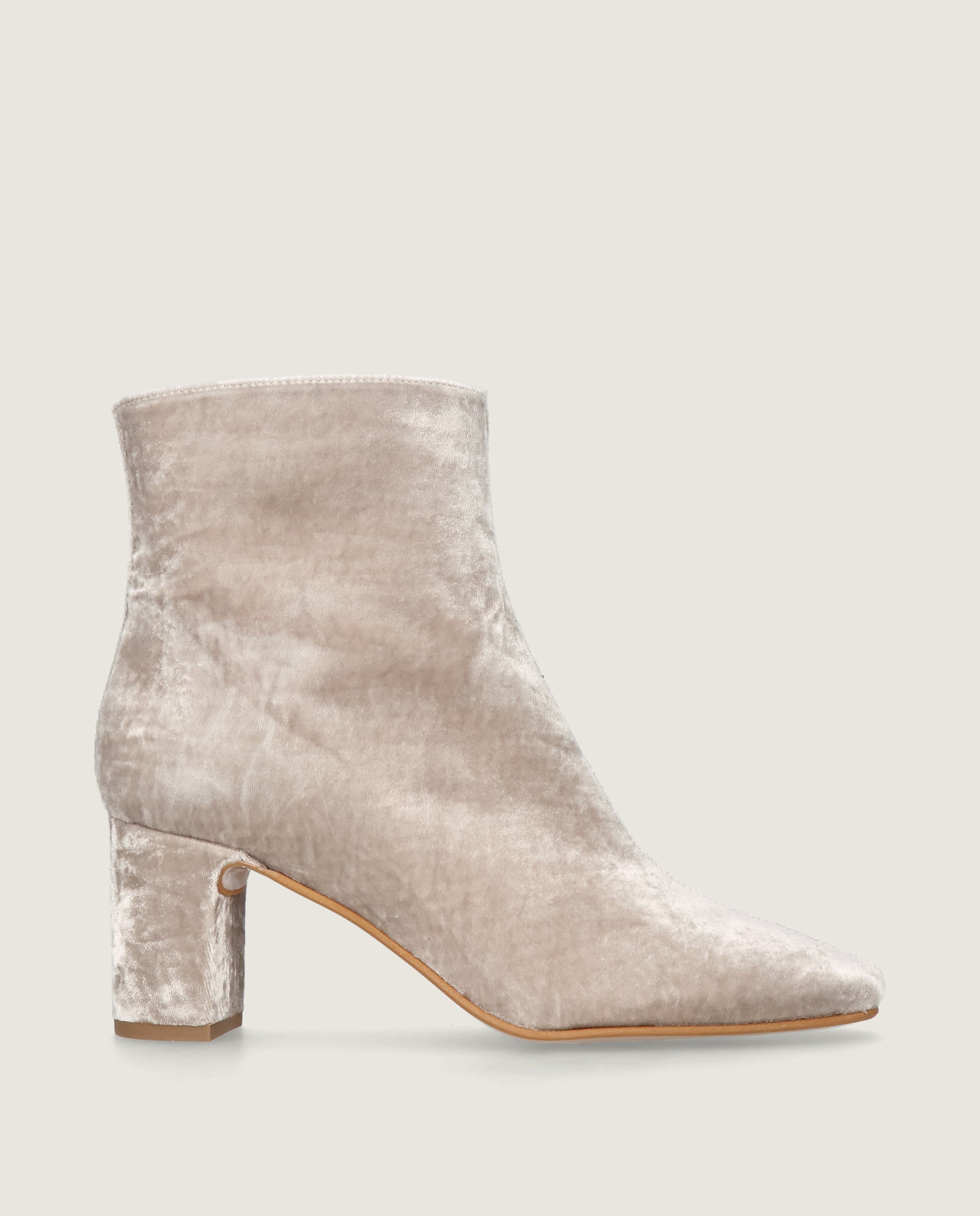 Botines Freja Beiges Tejidos