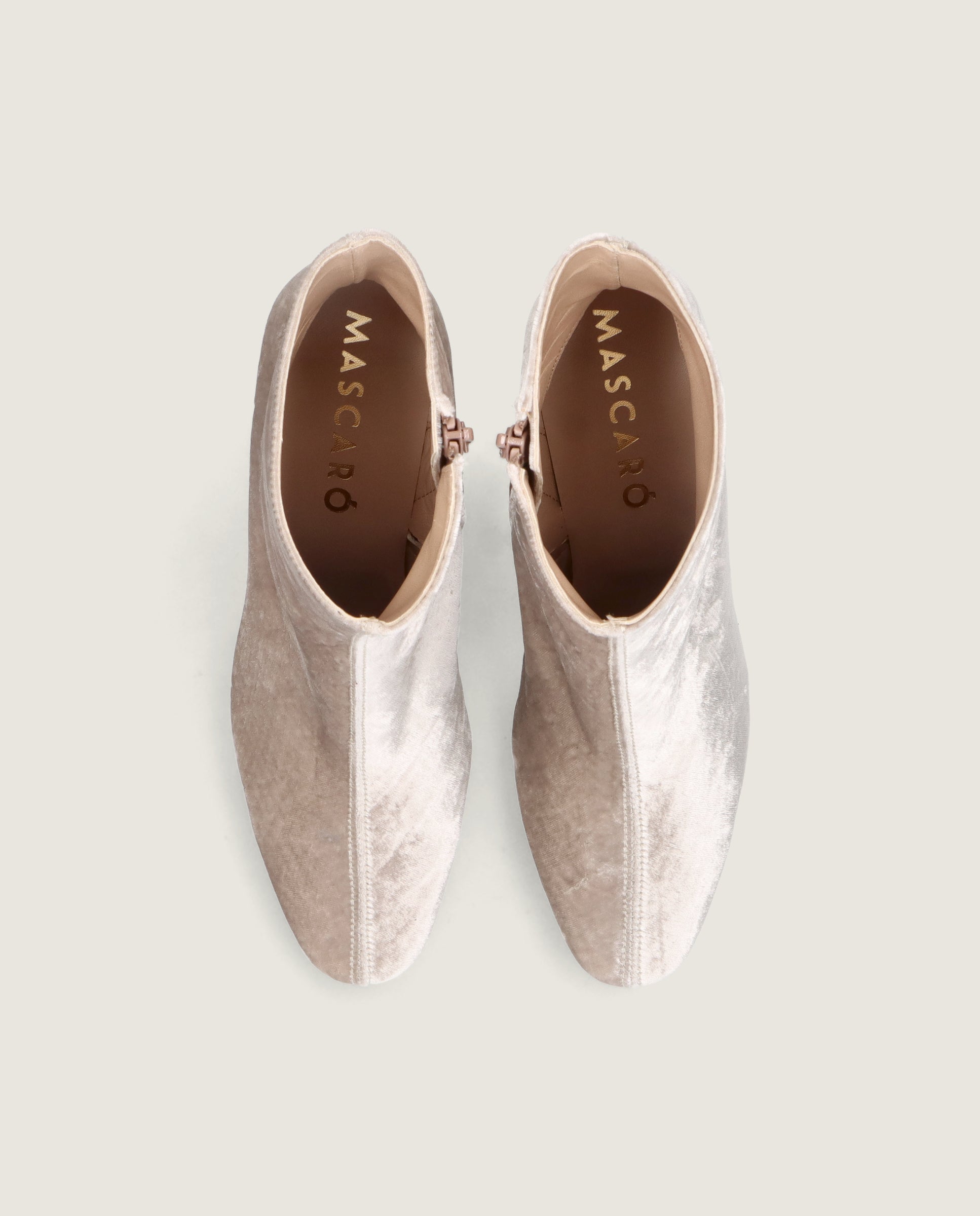 Botines Freja Beiges Tejidos