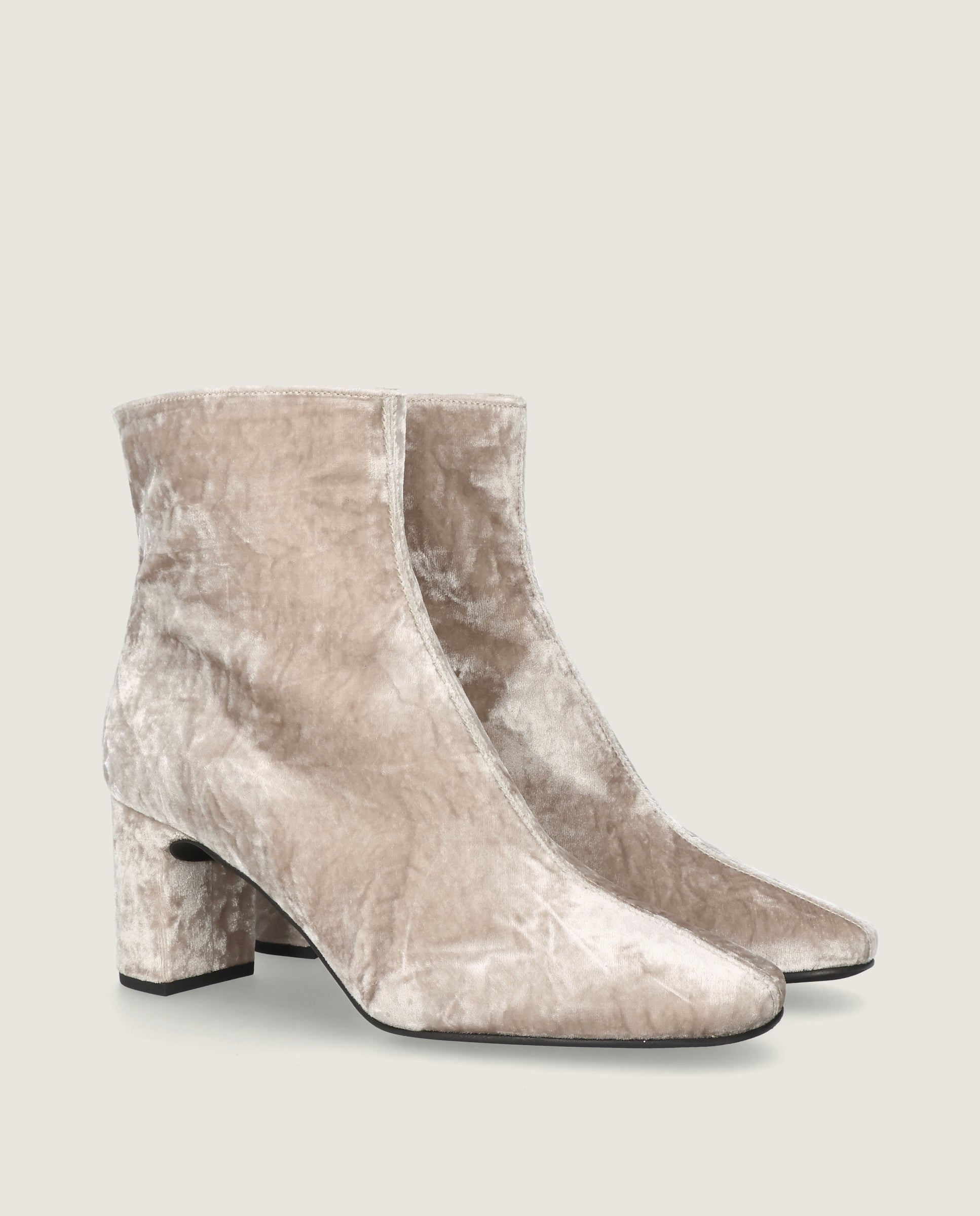 Imagem de Botins Freja Bege Tecidos por Mascaro