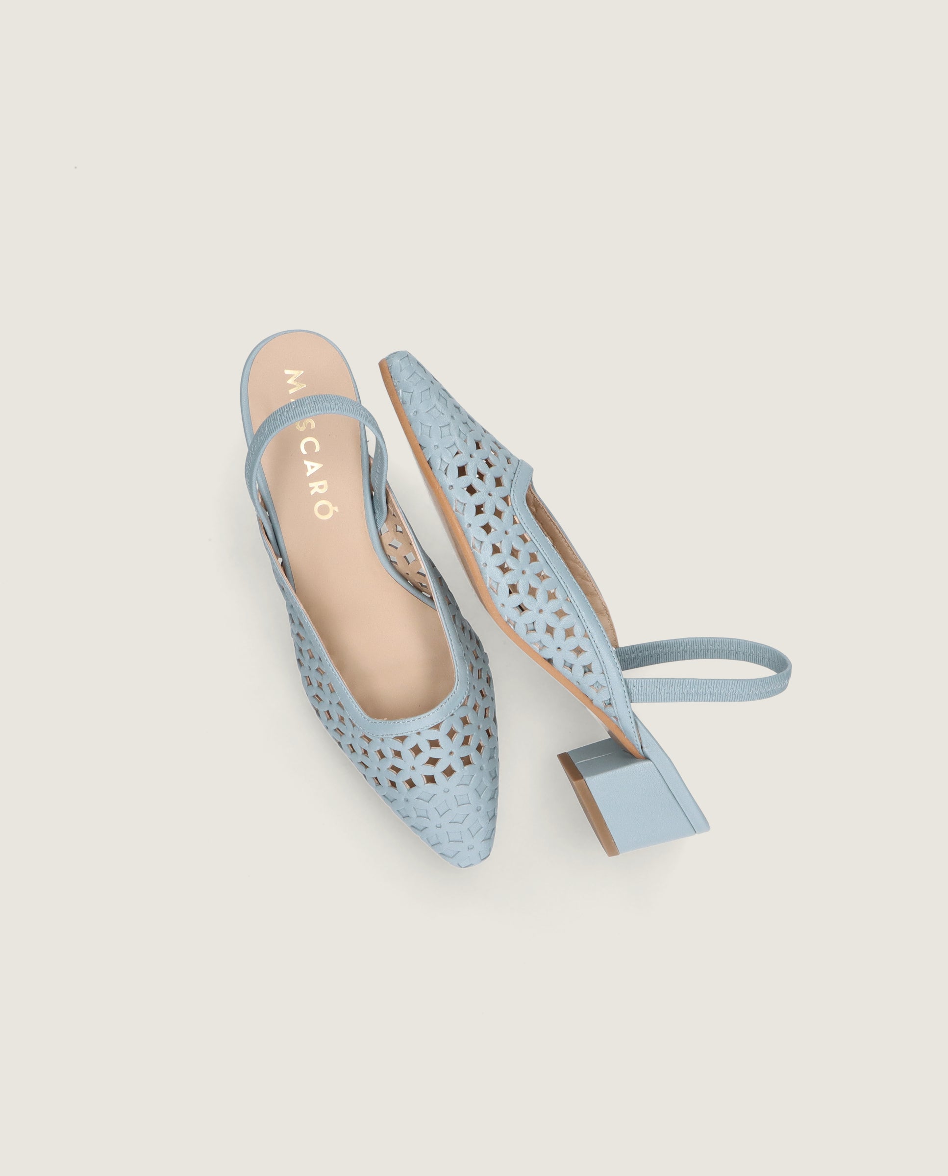 Salon Greta Azules Piel