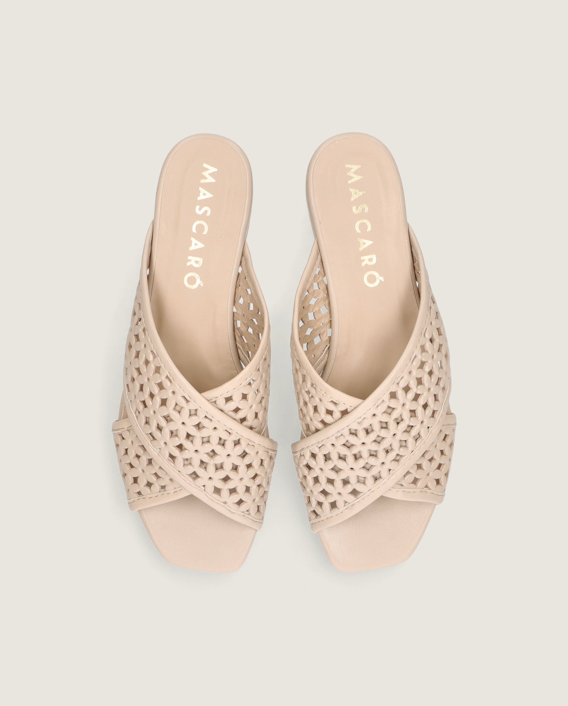 Sandalias Eva Beiges Piel