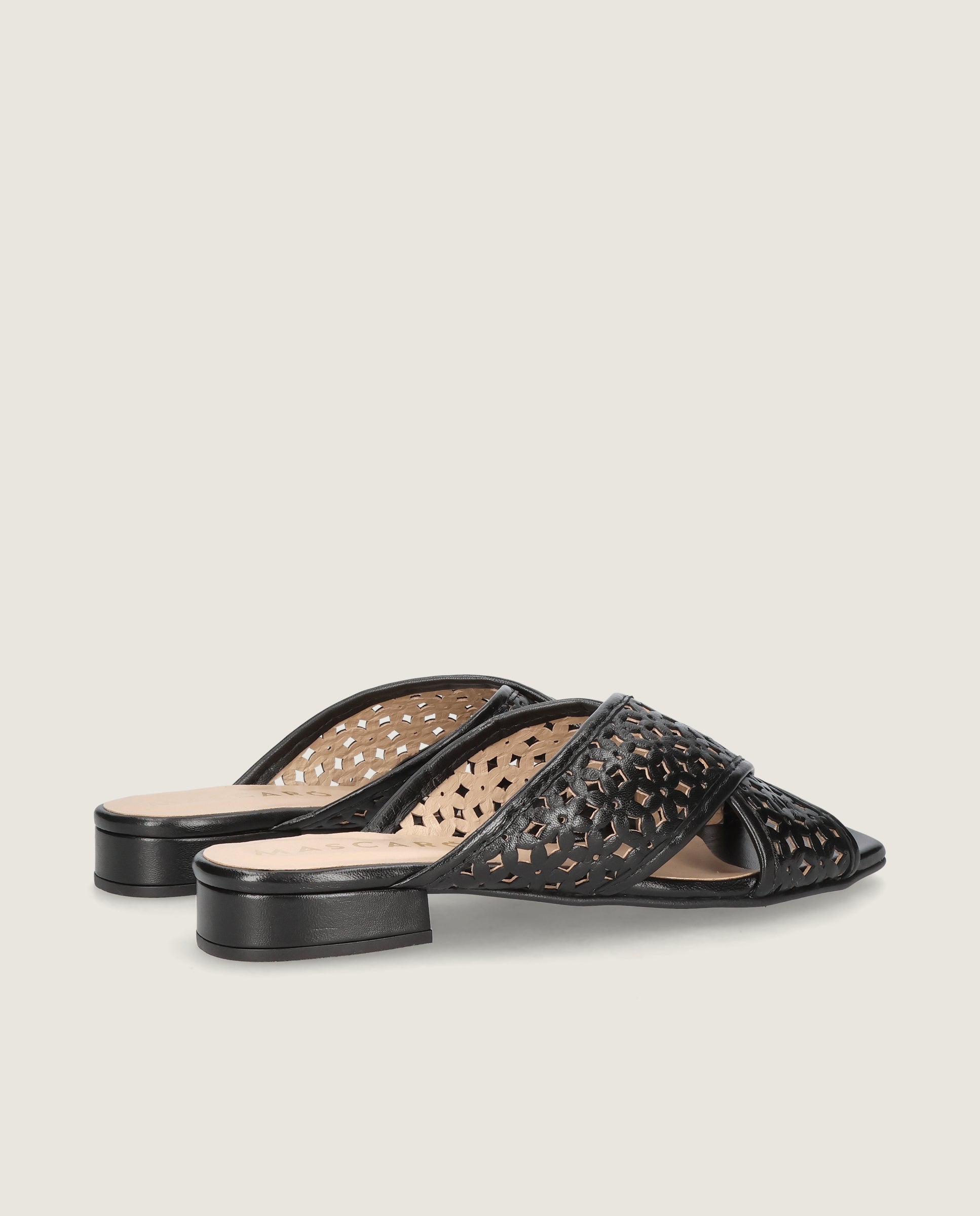 Sandalias Eva Negros Piel